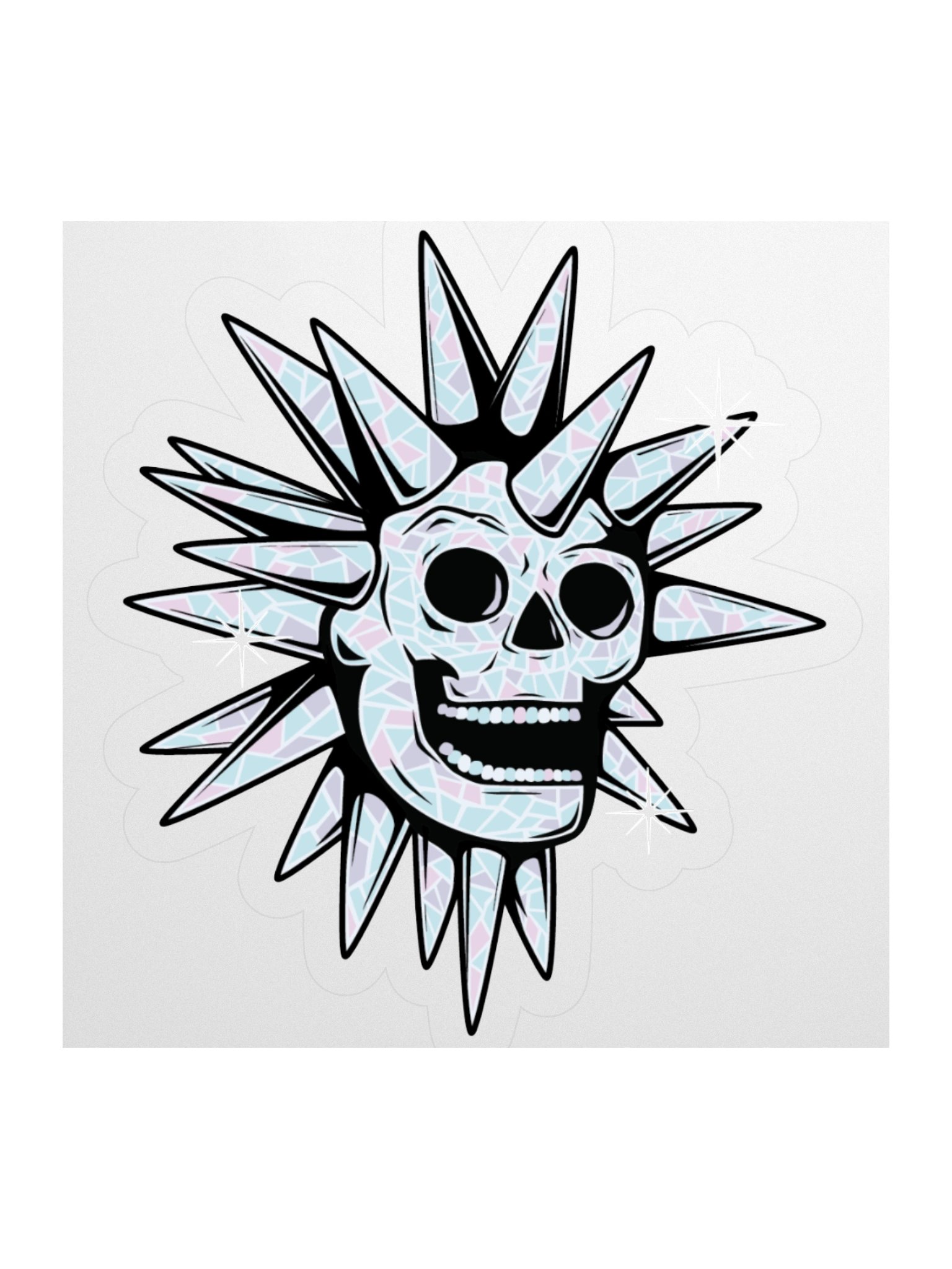 Disco Skull Sticker product image (2)