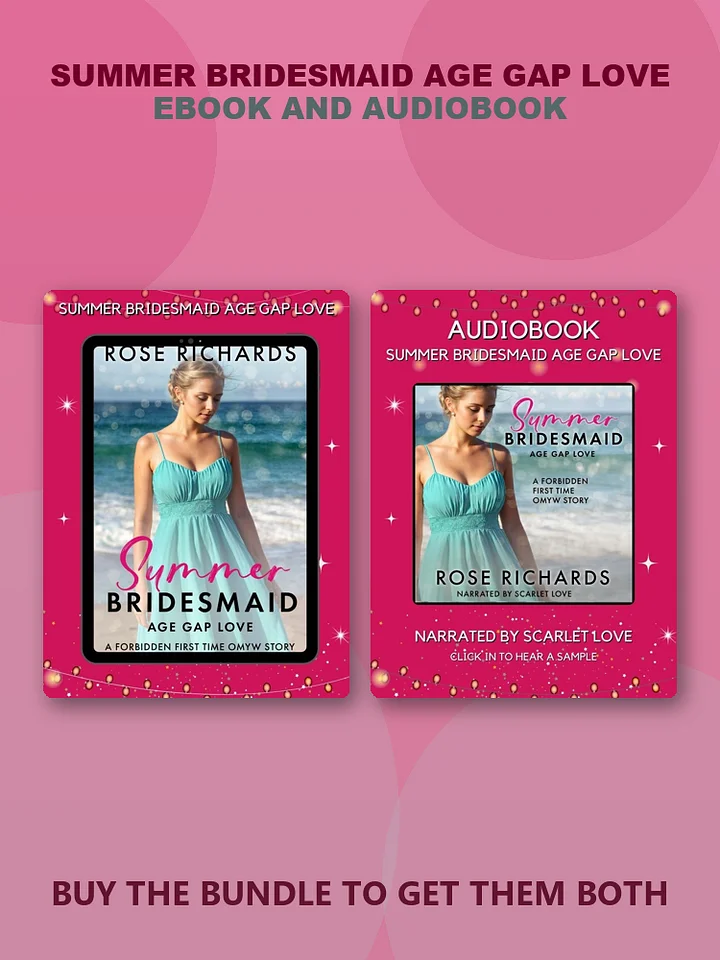 Summer Bridesmaid Age Gap Love: Ebook + Audiobook Bundle product image (1)