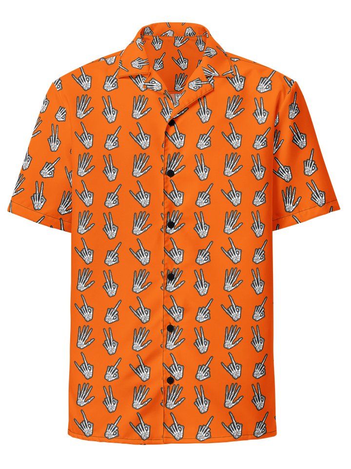 Bone Zone pattern button down shirt product image (1)