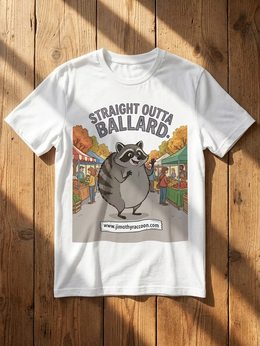 Straight Outta Ballard (White) product image (1)