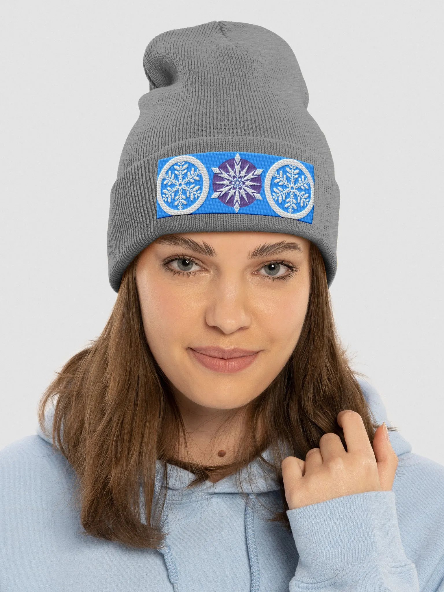 snowflake beanie hat product image (5)