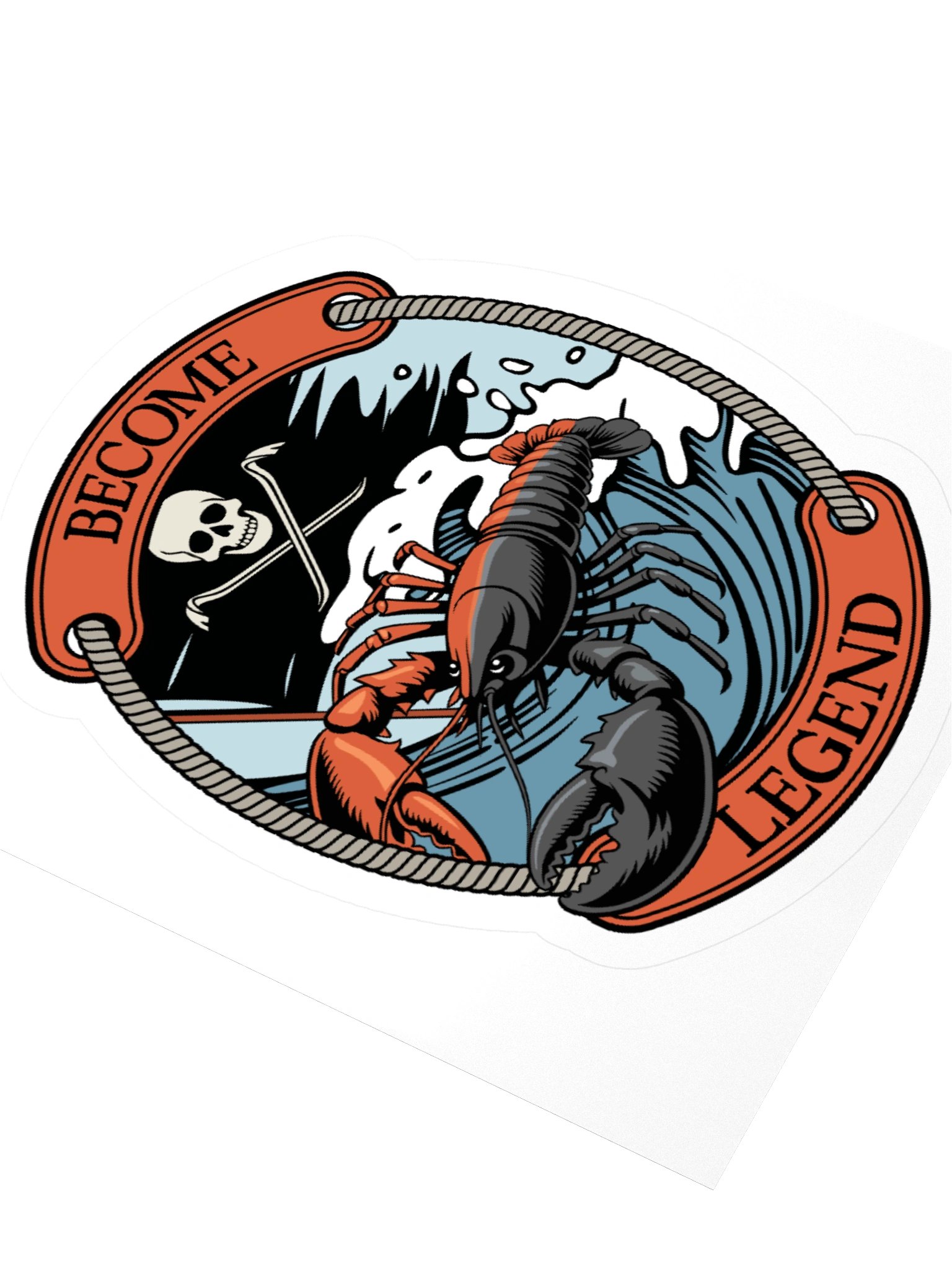 "Become Legend" Sticker product image (3)