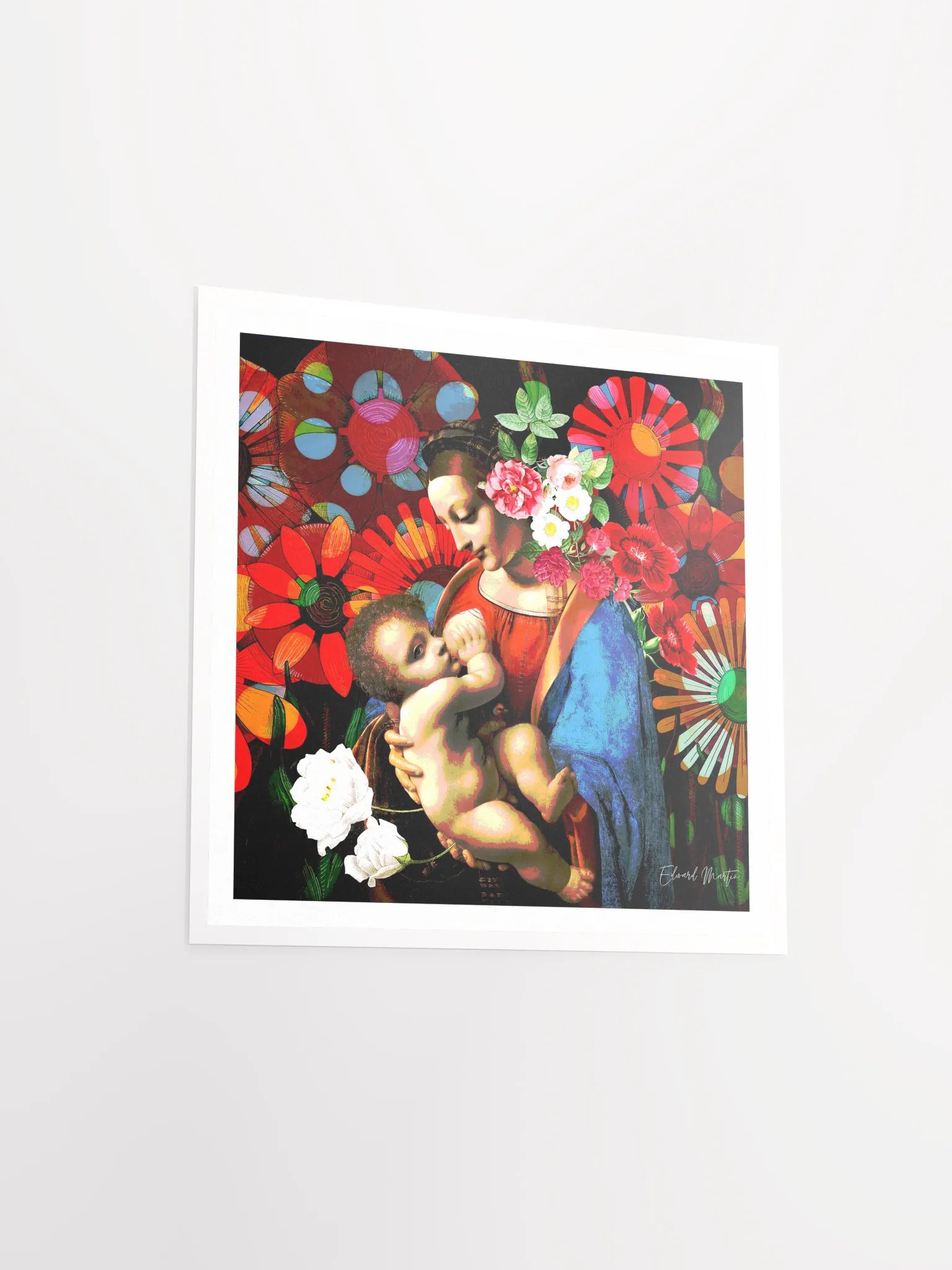 'Nurture' by Edward Martin: Mixed Media Collage Print product image (4)