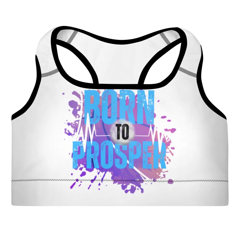 Born to Prosper Energetic Vibes Dance Padded Sports Bra product image (13)