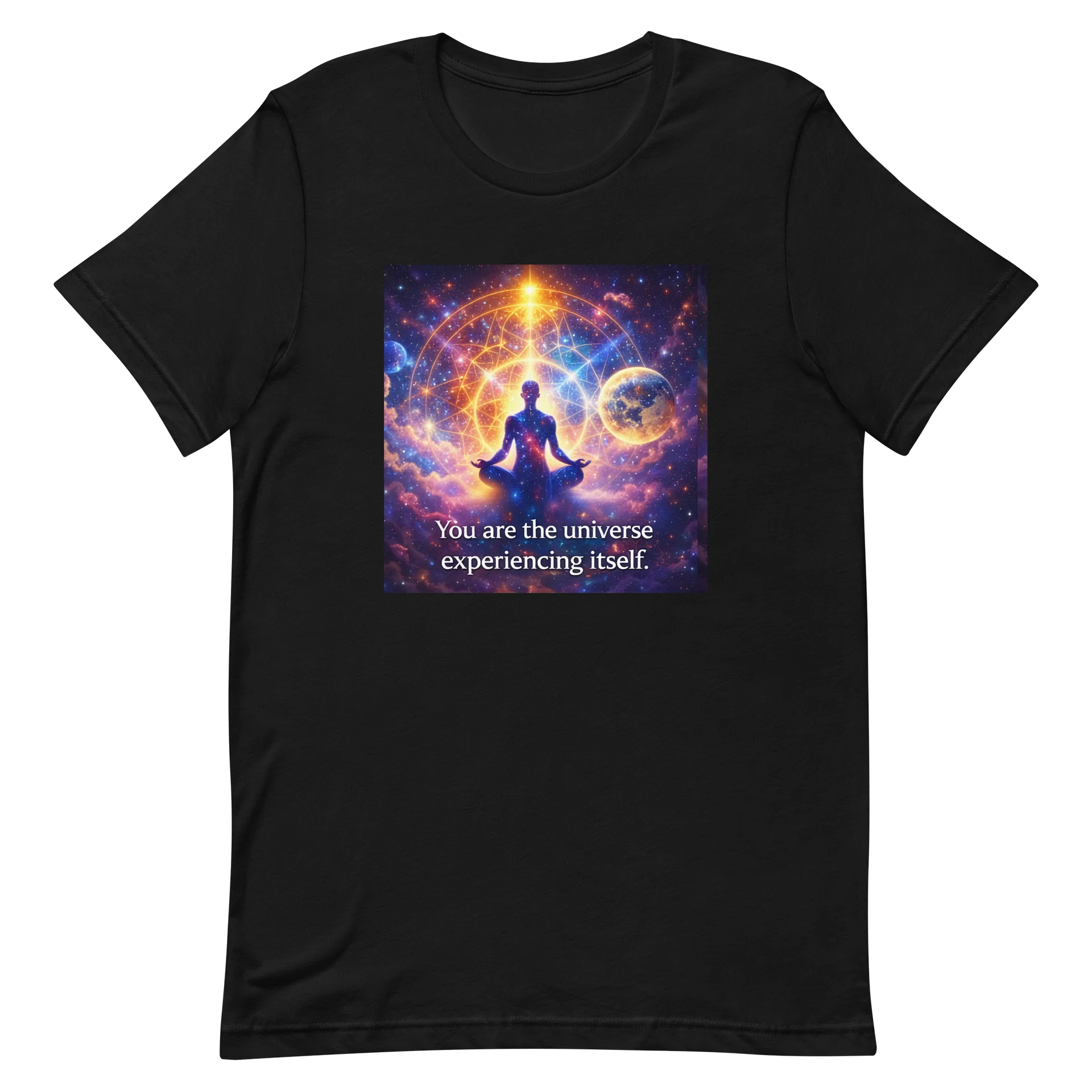 Cosmic Universe Meditative T-Shirt product image (2)