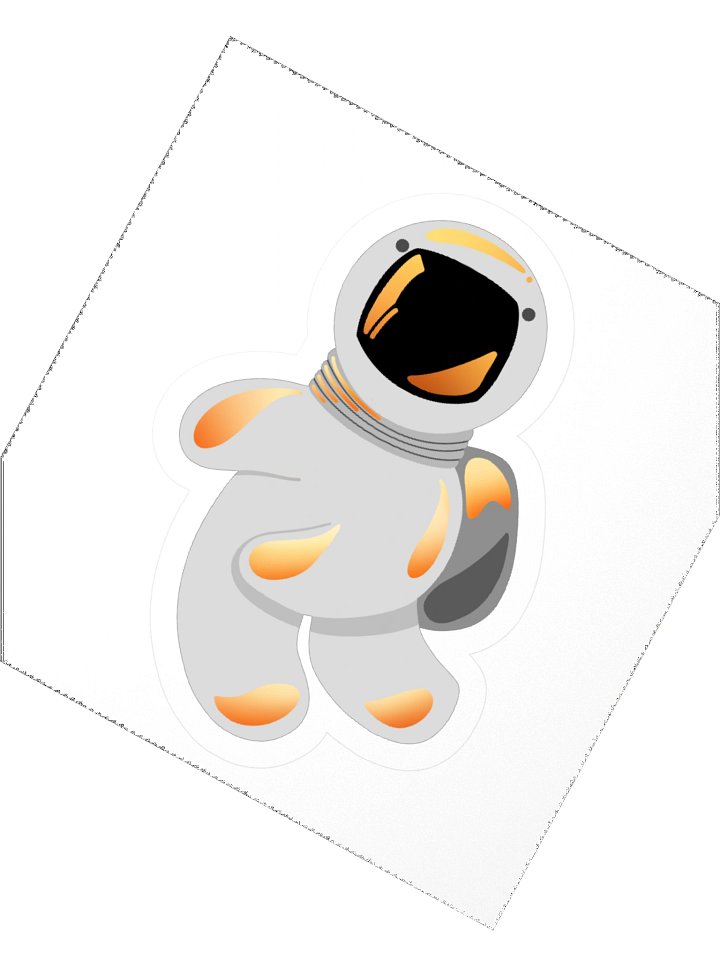 Astronaut Kiss Cut Sticker - Space Explorer Collection product image (2)