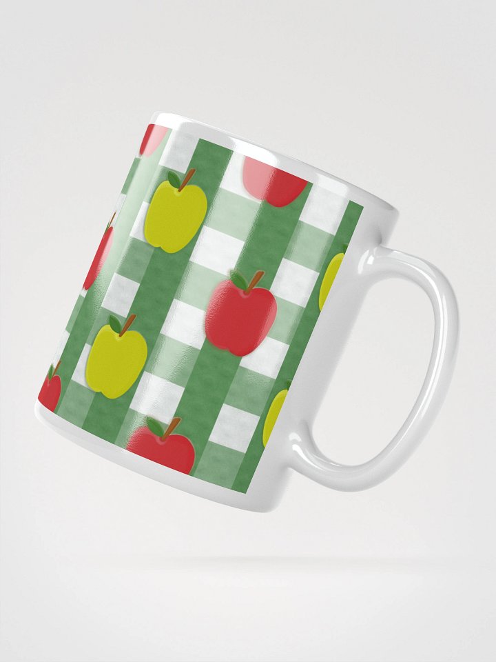 Apple Gingham in Green Mug product image (2)