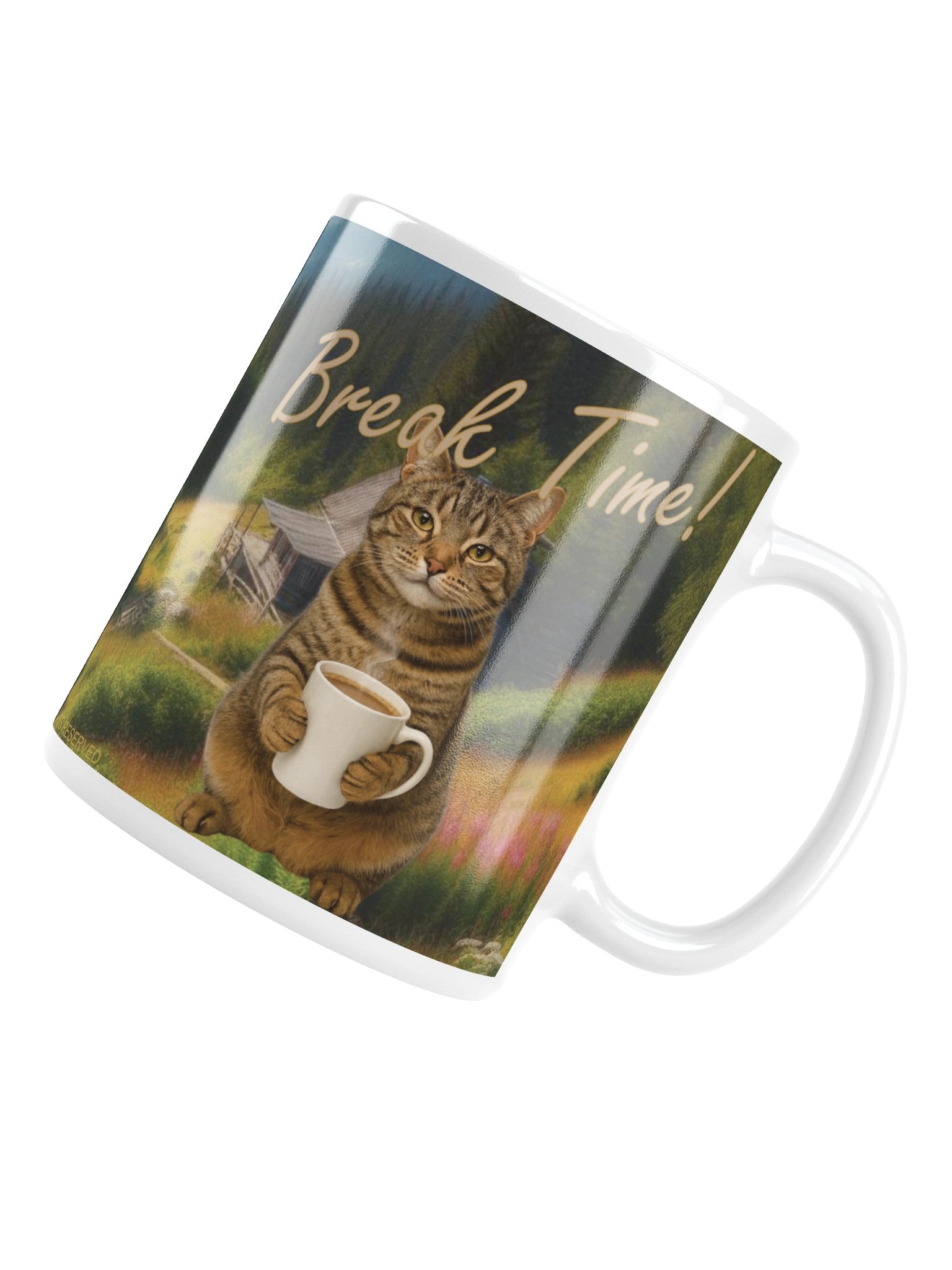 Adorable cat mug says: "Break Time!" product image (15)