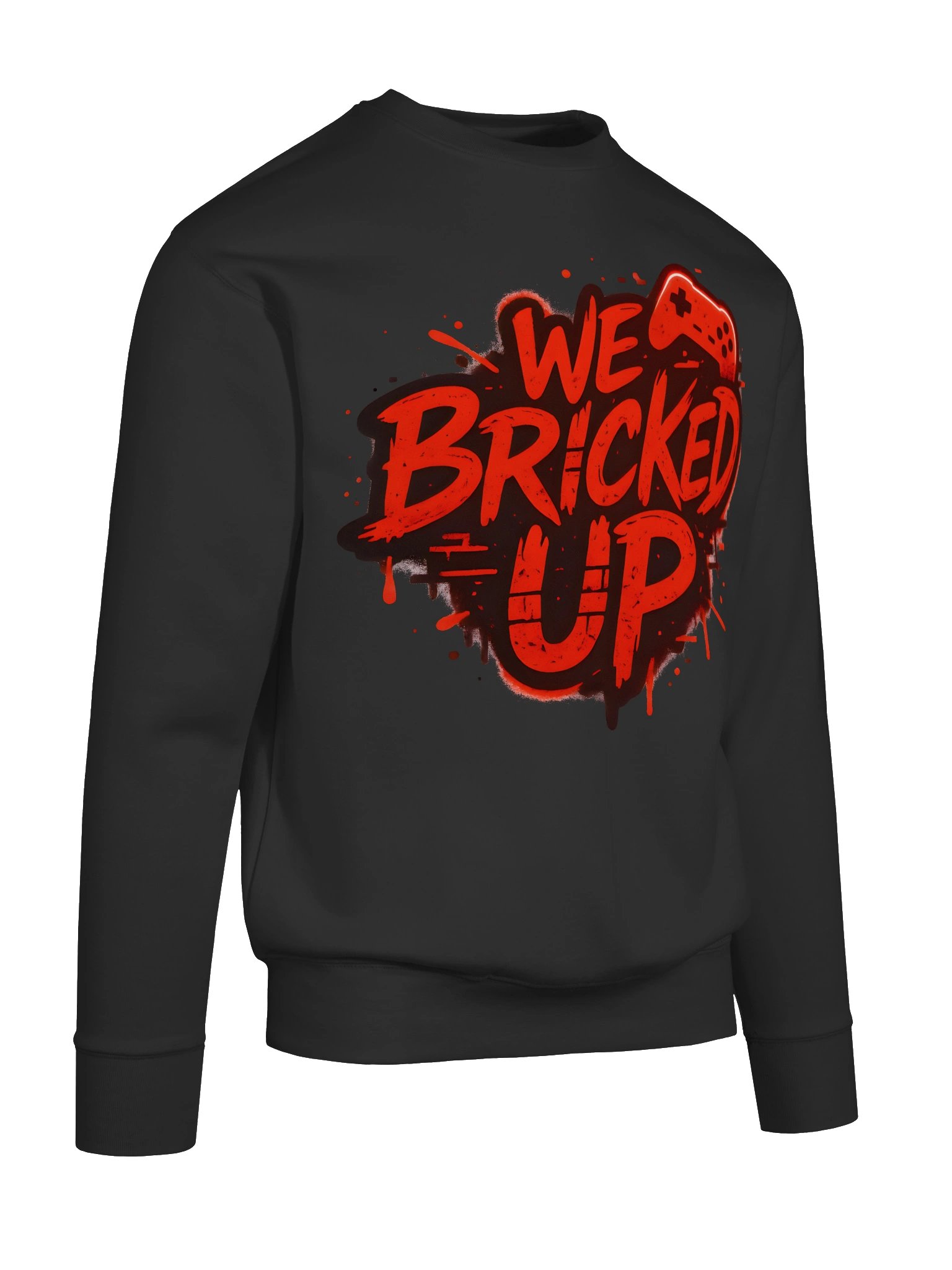 "Bricked Up" Red Cotton Heritage Premium Sweatshirt product image (10)