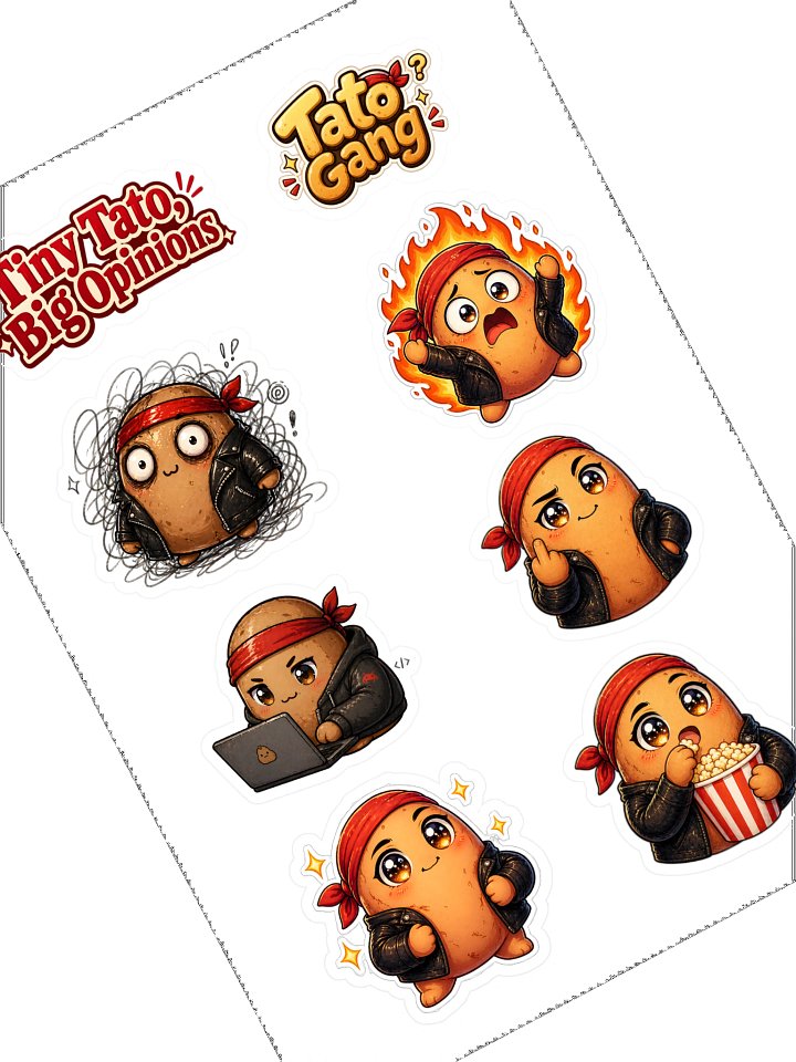 Tato Gang - Sticker sheet product image (1)