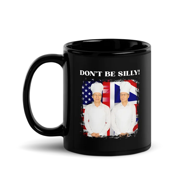 Don't Be Silly! Cook Black Ceramic Mug product image (1)