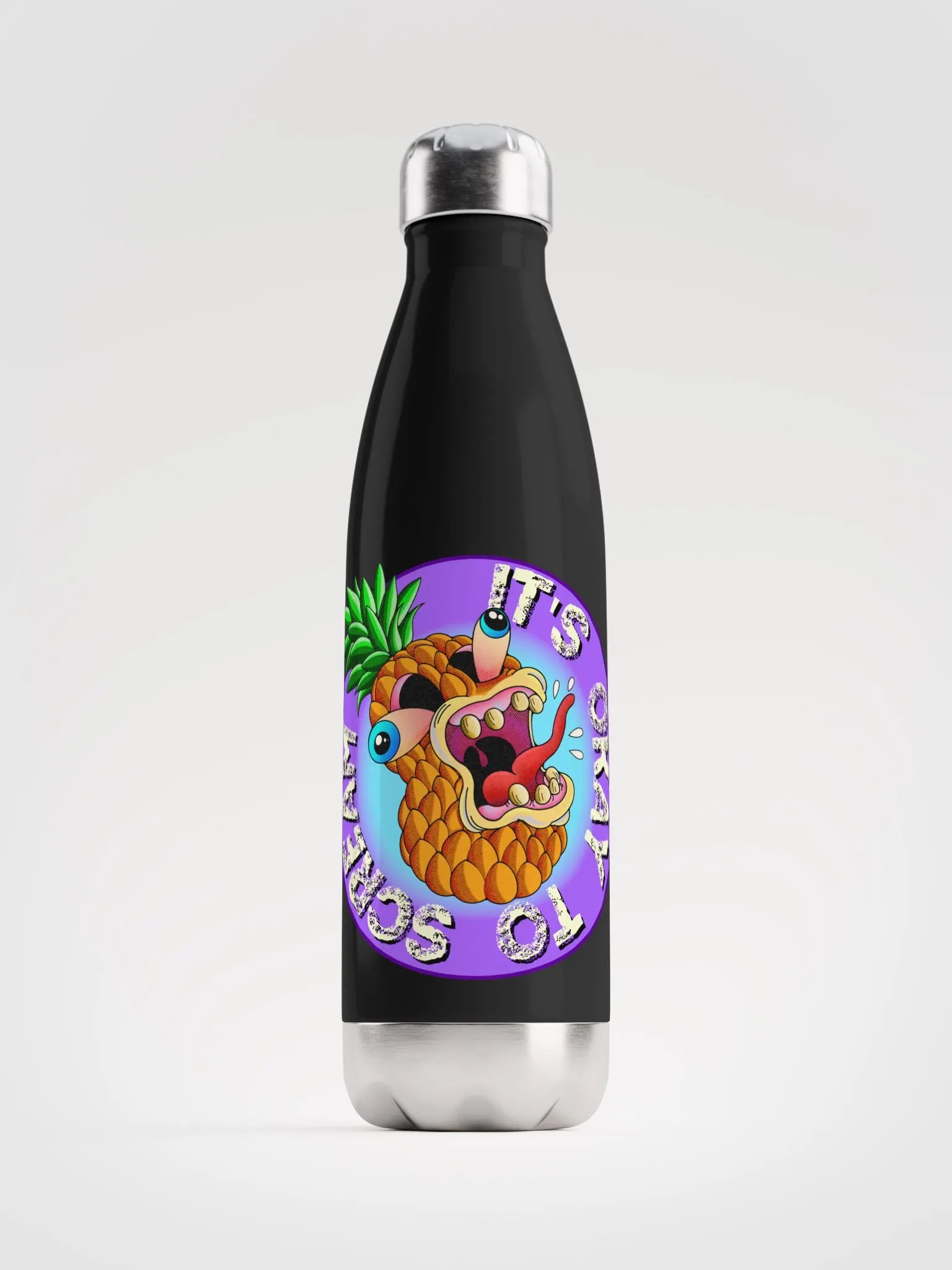 Please Scream: Stainless Steel Water Bottle product image (1)