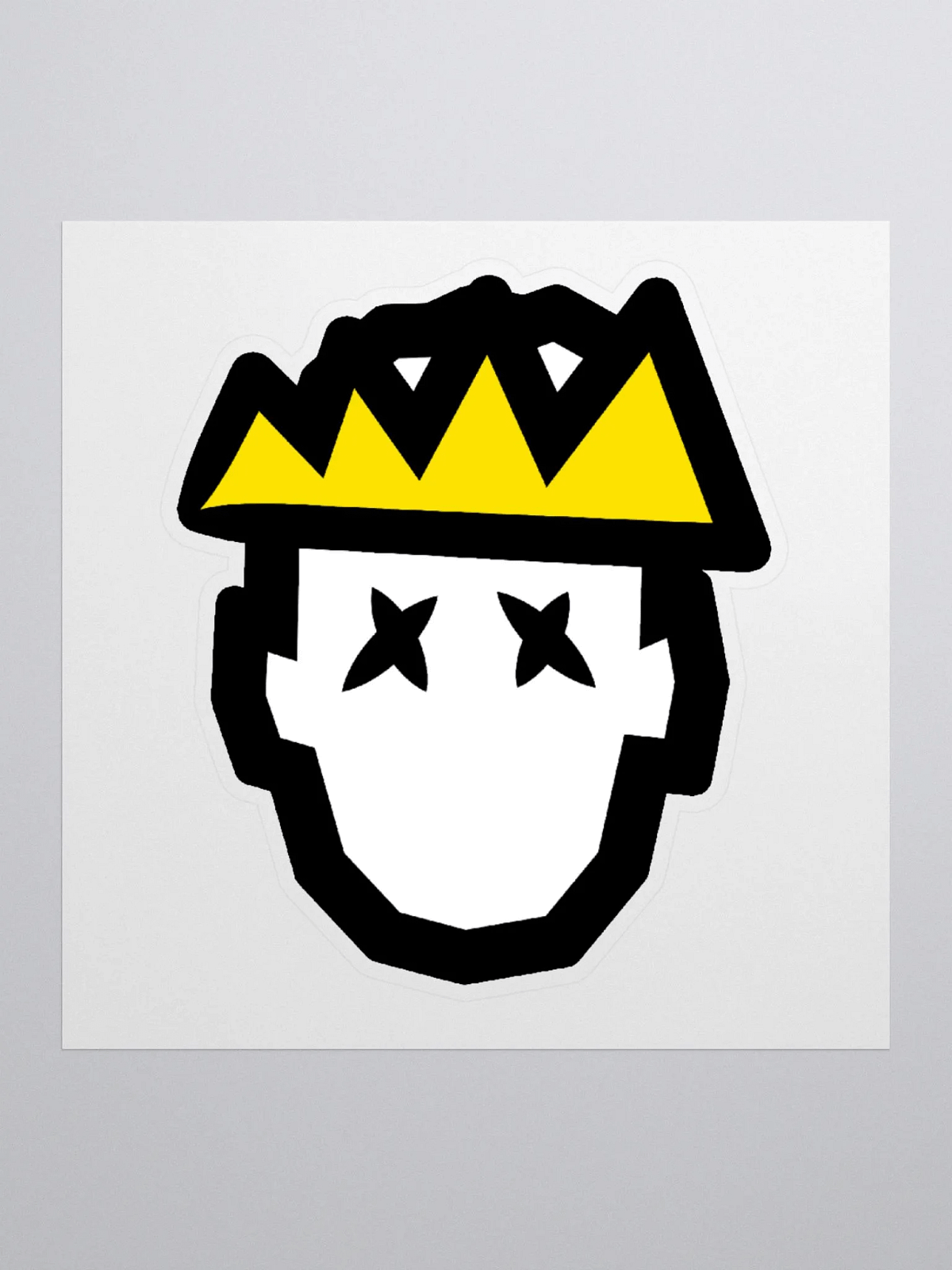 King Foolio Large Sticker | Seniac