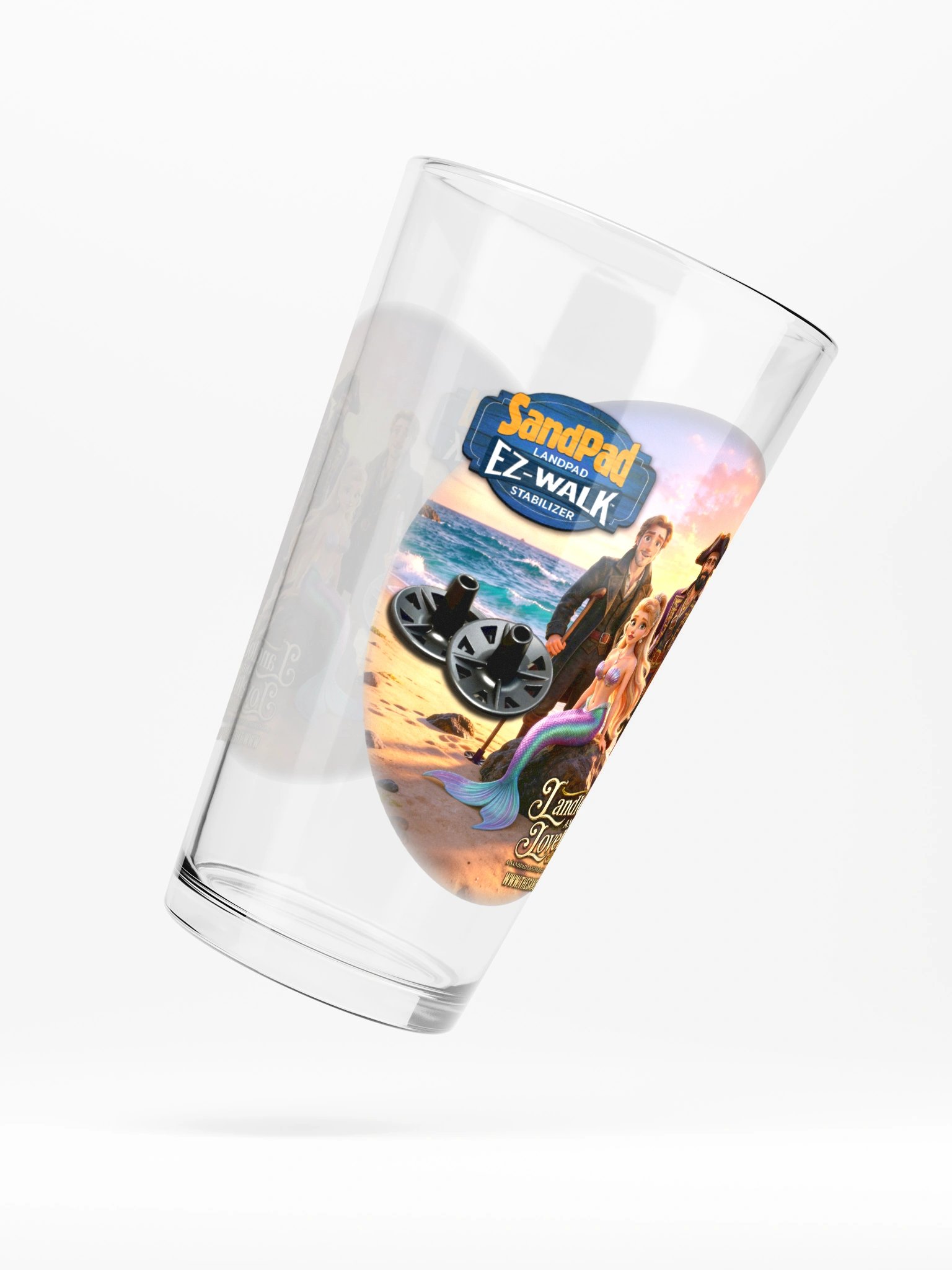 Landlocked and Lovelorn Pint Glass product image (5)