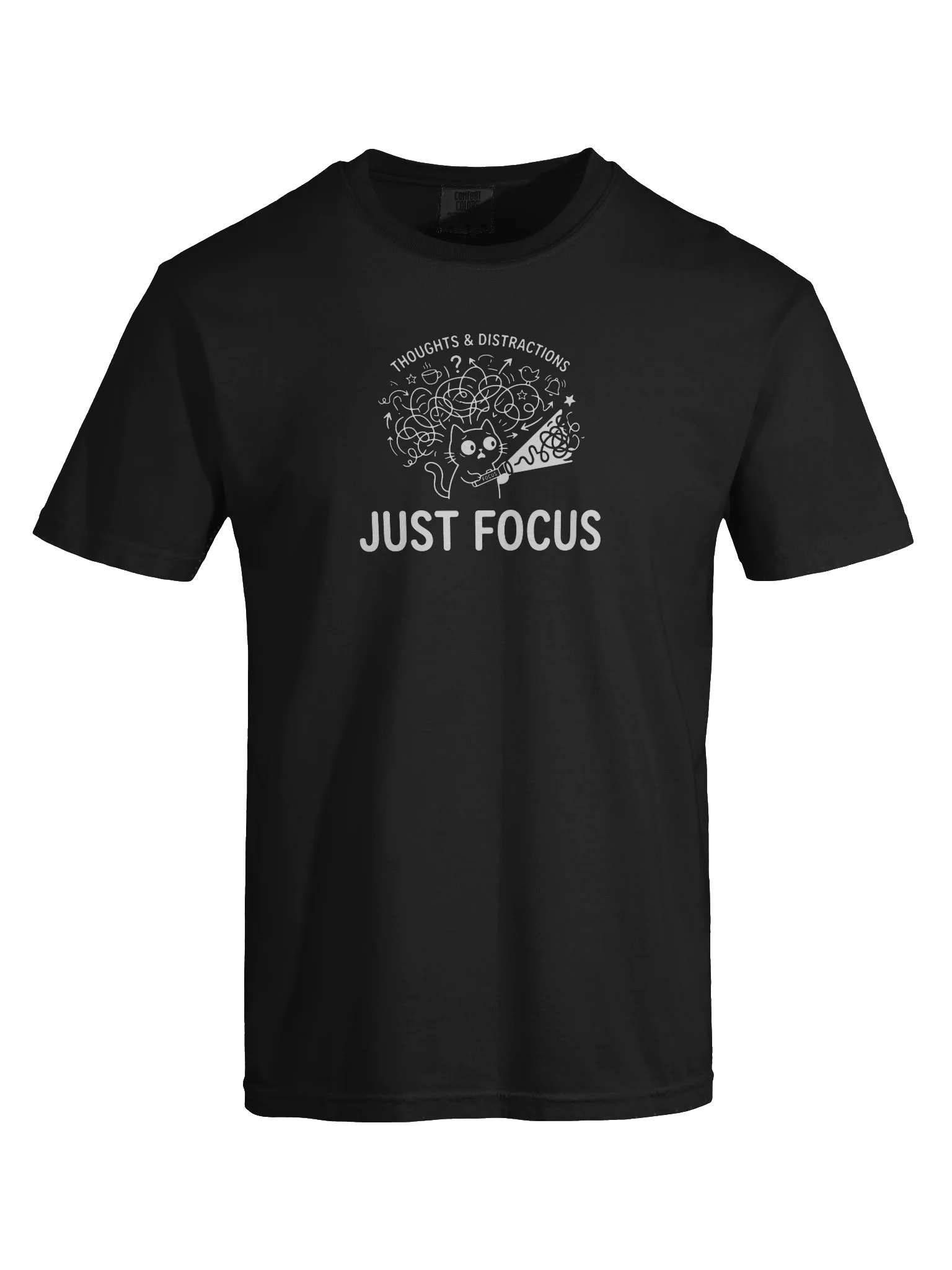Just Focus Shirt – Deep Work Gift for Remote Workers product image (7)