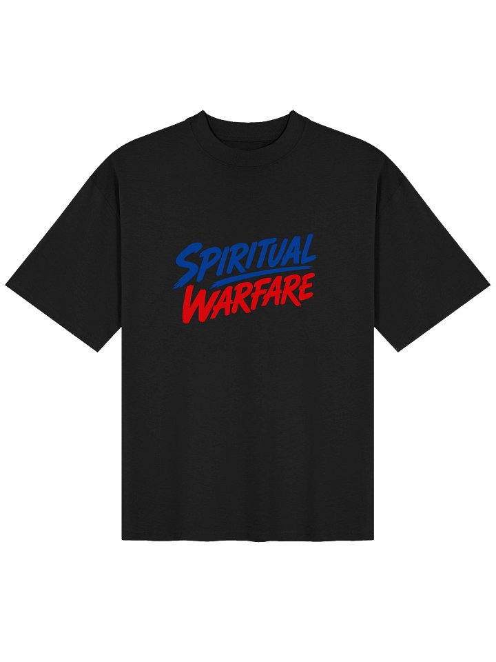 Spiritual Warfare Unisex Organic Oversized T-Shirt product image (1)
