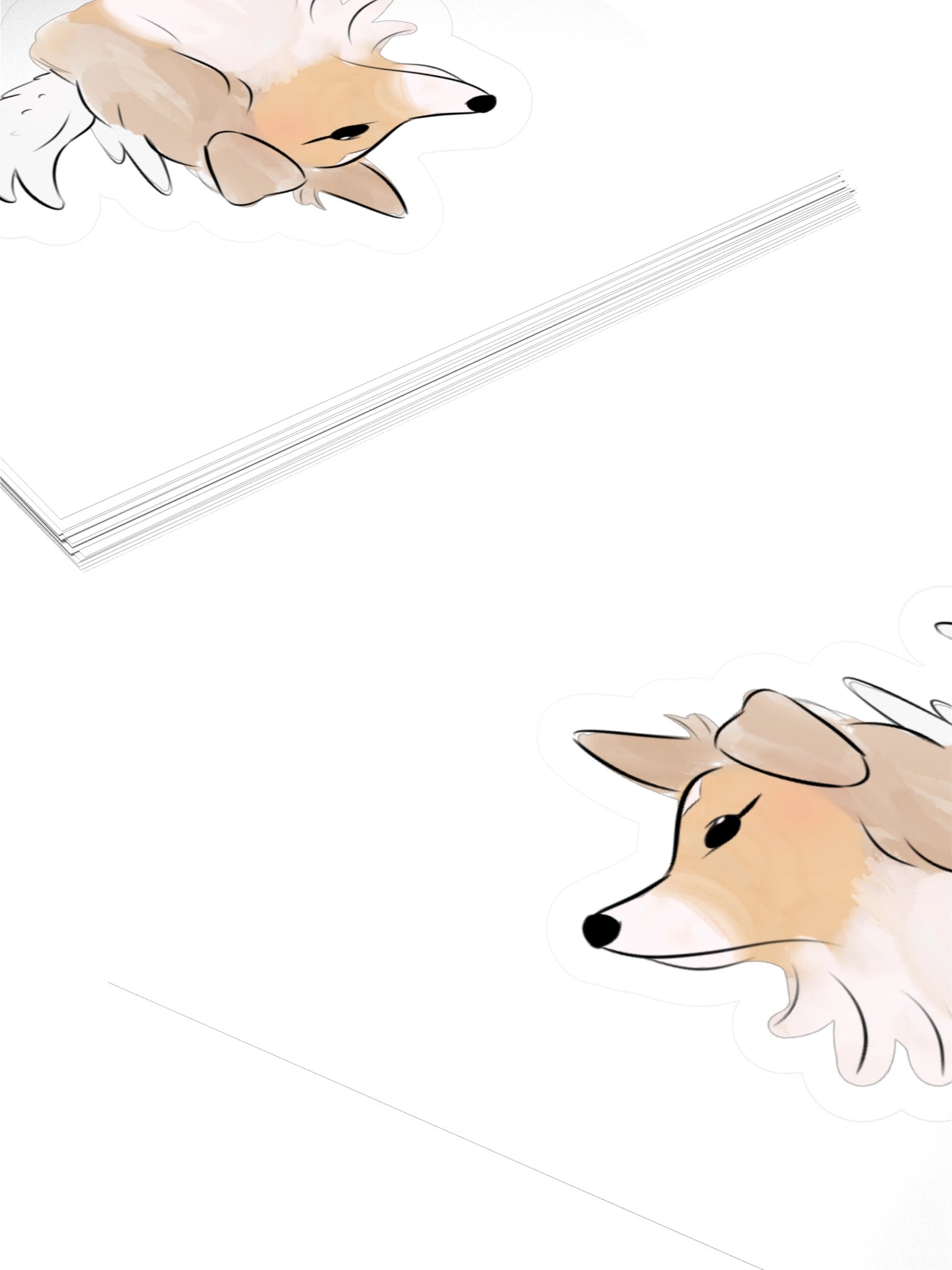 The Angel Sheltie - Sticker (Colour) product image (10)