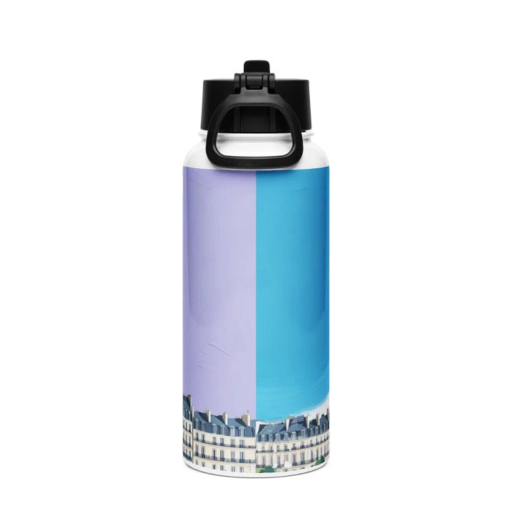 Artistic Paris Themed Water Bottle product image (2)