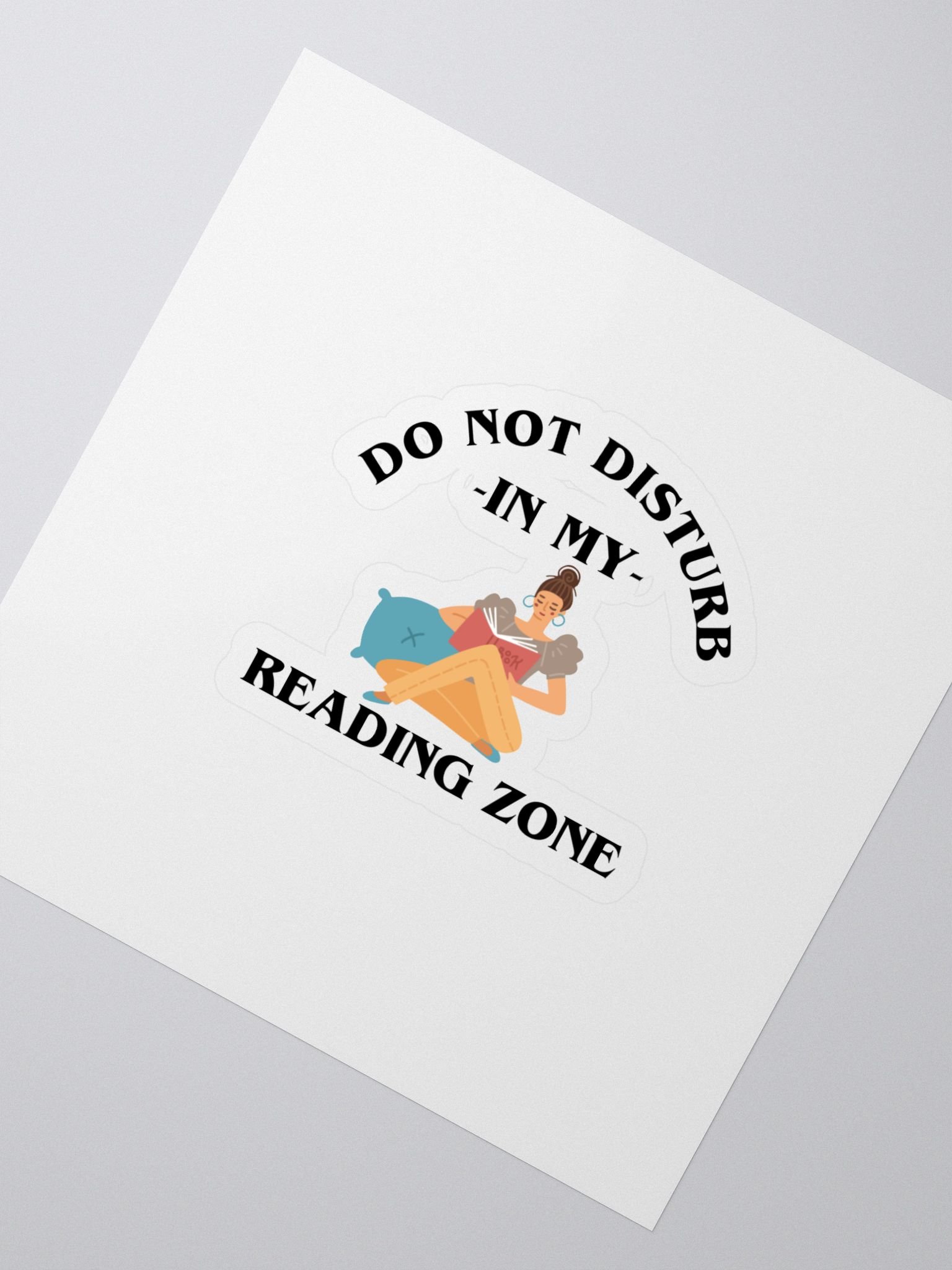 Do Not Disturb: My Reading Zone Sticker product image (2)
