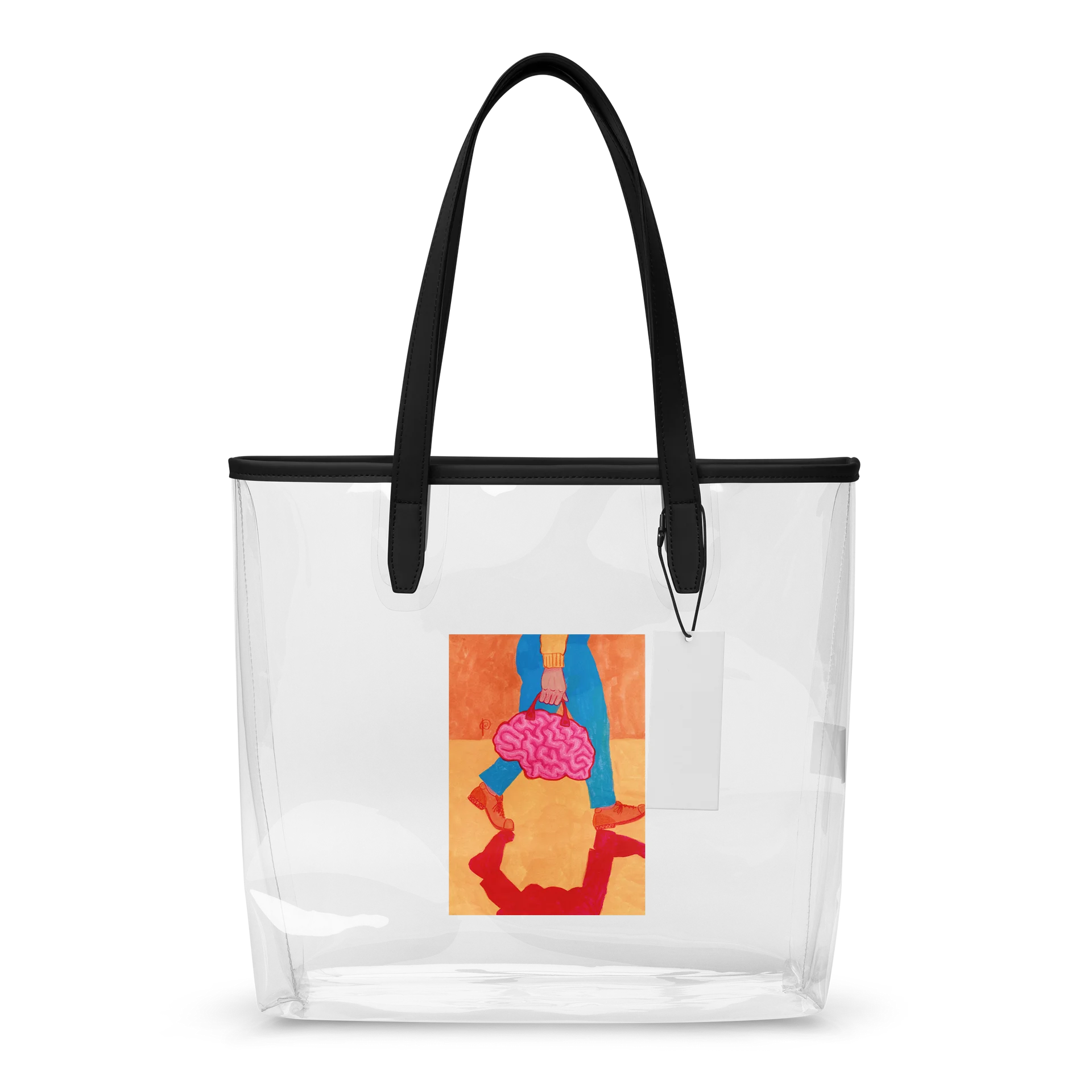 odd luggage clear tote bag product image (1)