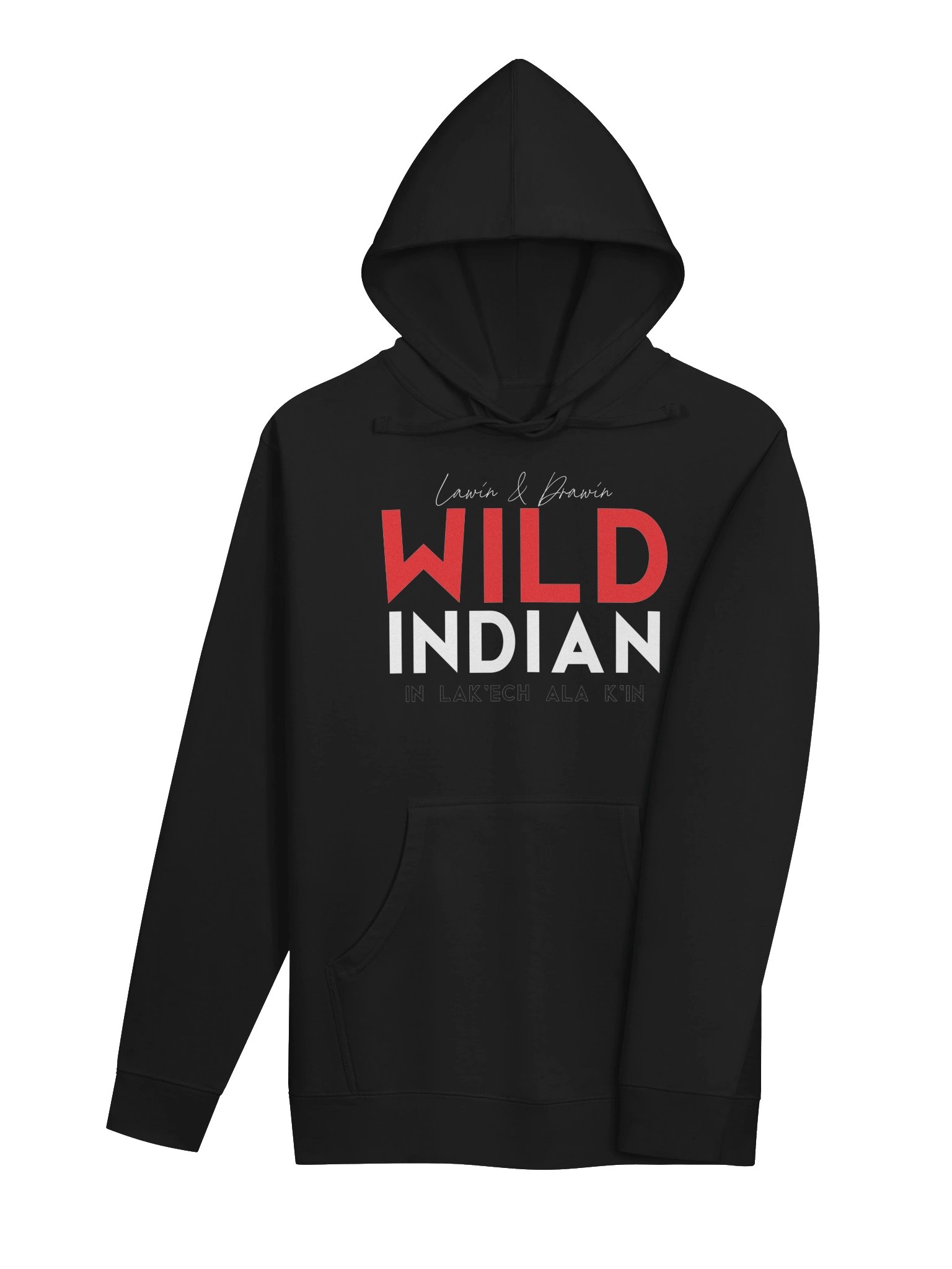 Wild Indian — In Lak'ech Ala K'in Premium Hoodie | Lawin & Drawin Collection product image (4)