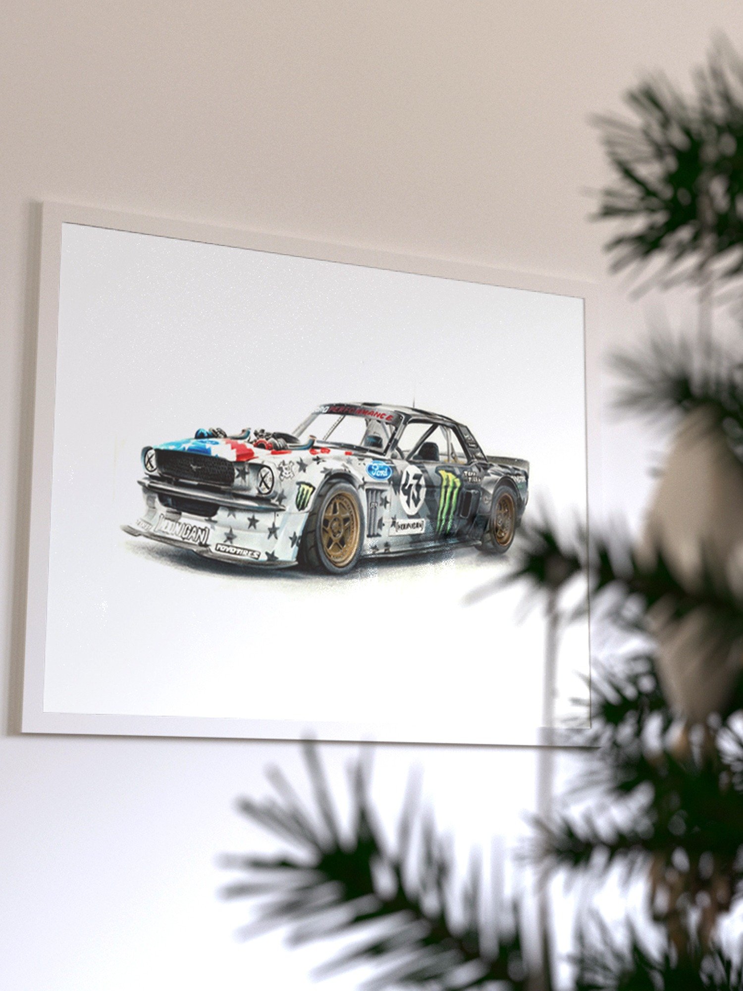 Ken Block's Ford Mustang Hoonicorn v2 - A3 Print product image (6)