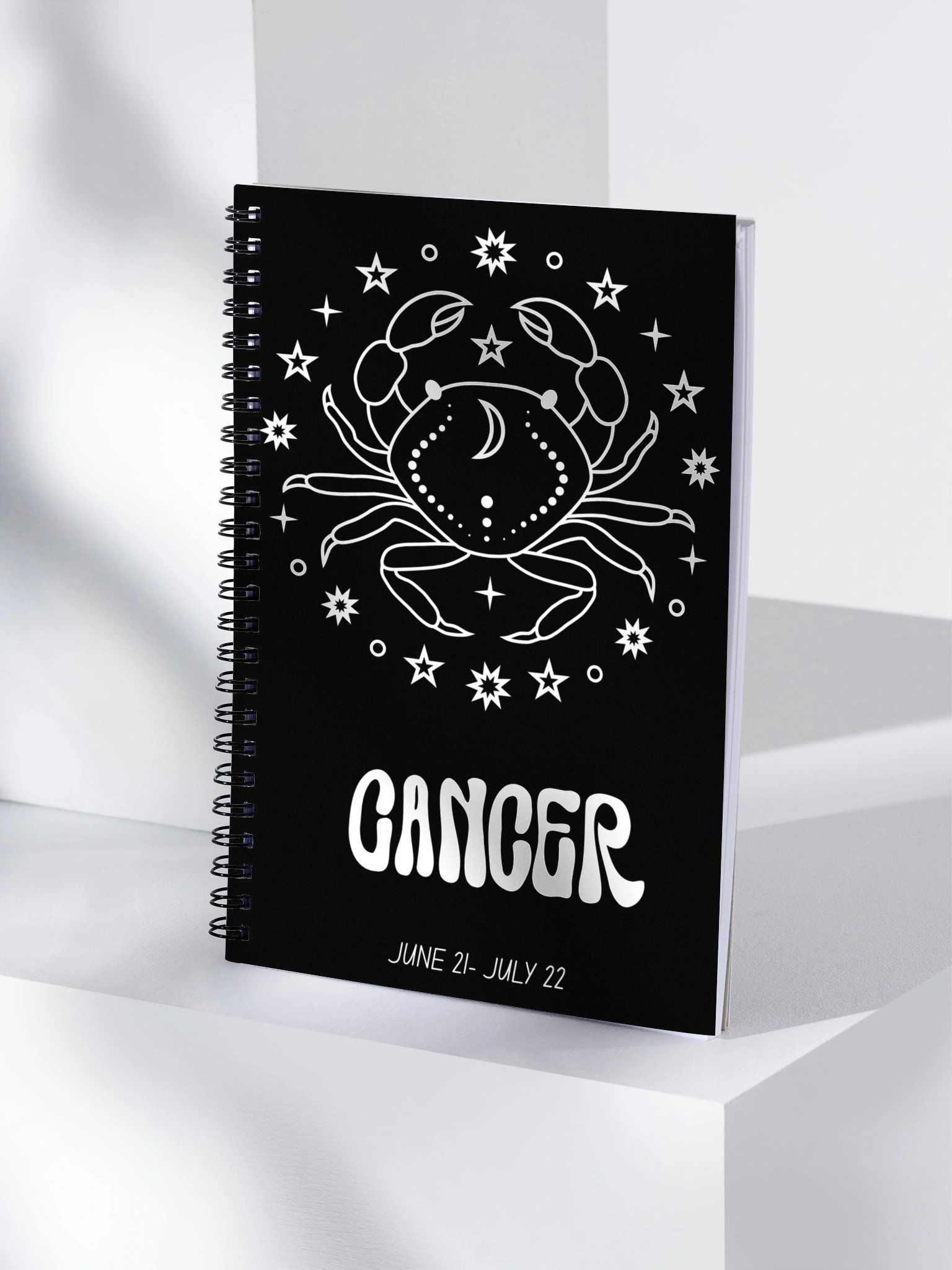 Cancer Zodiac Spiral Notebook product image (4)