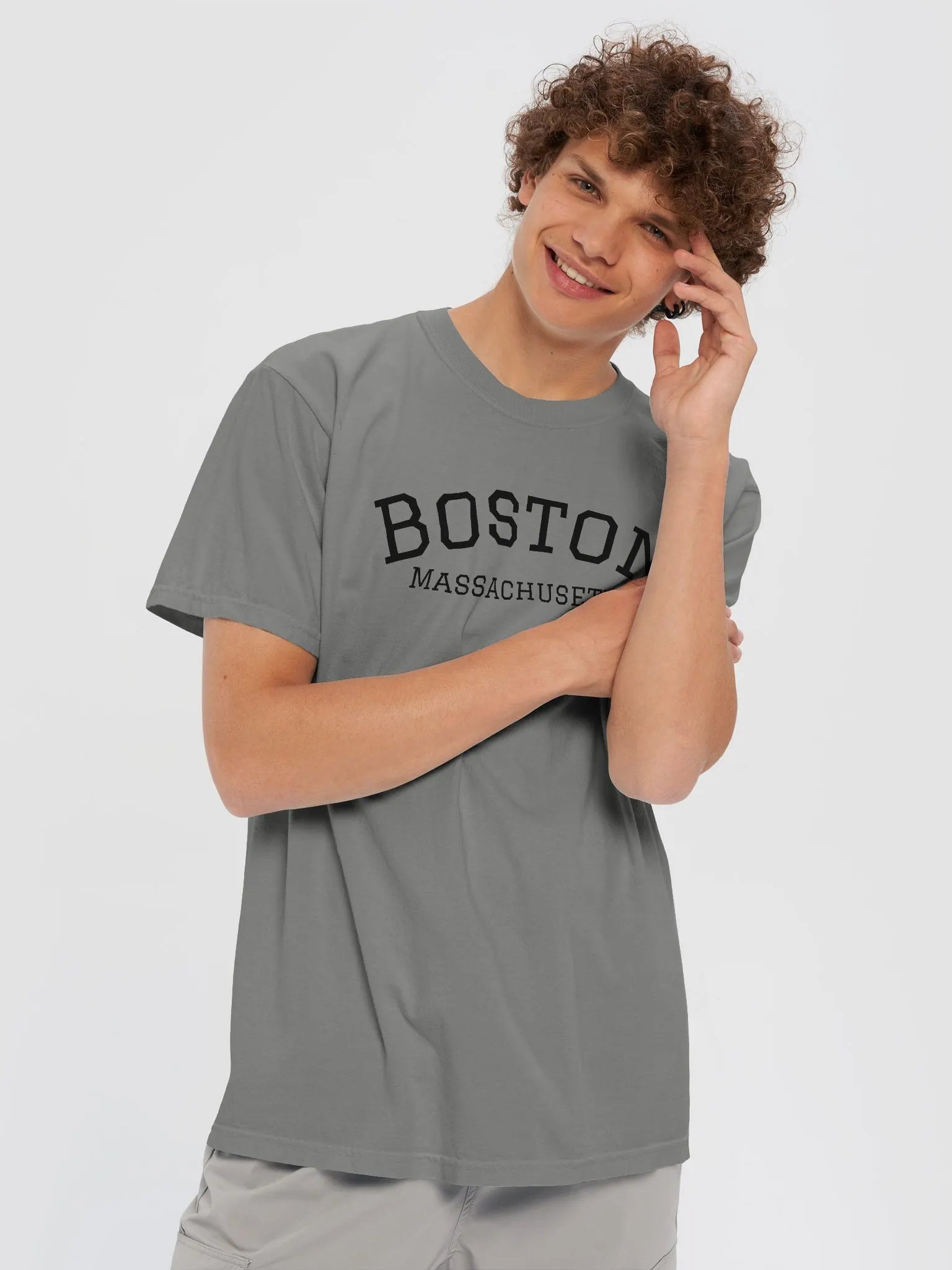 Boston Massachusetts Cotton T-Shirt product image (29)