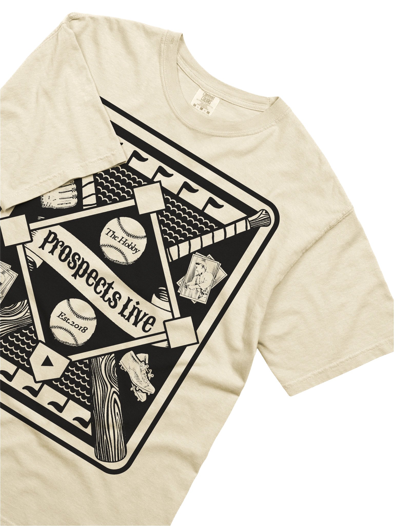 Hobby 'Red-Back' Tee (Dark Mode) product image (2)