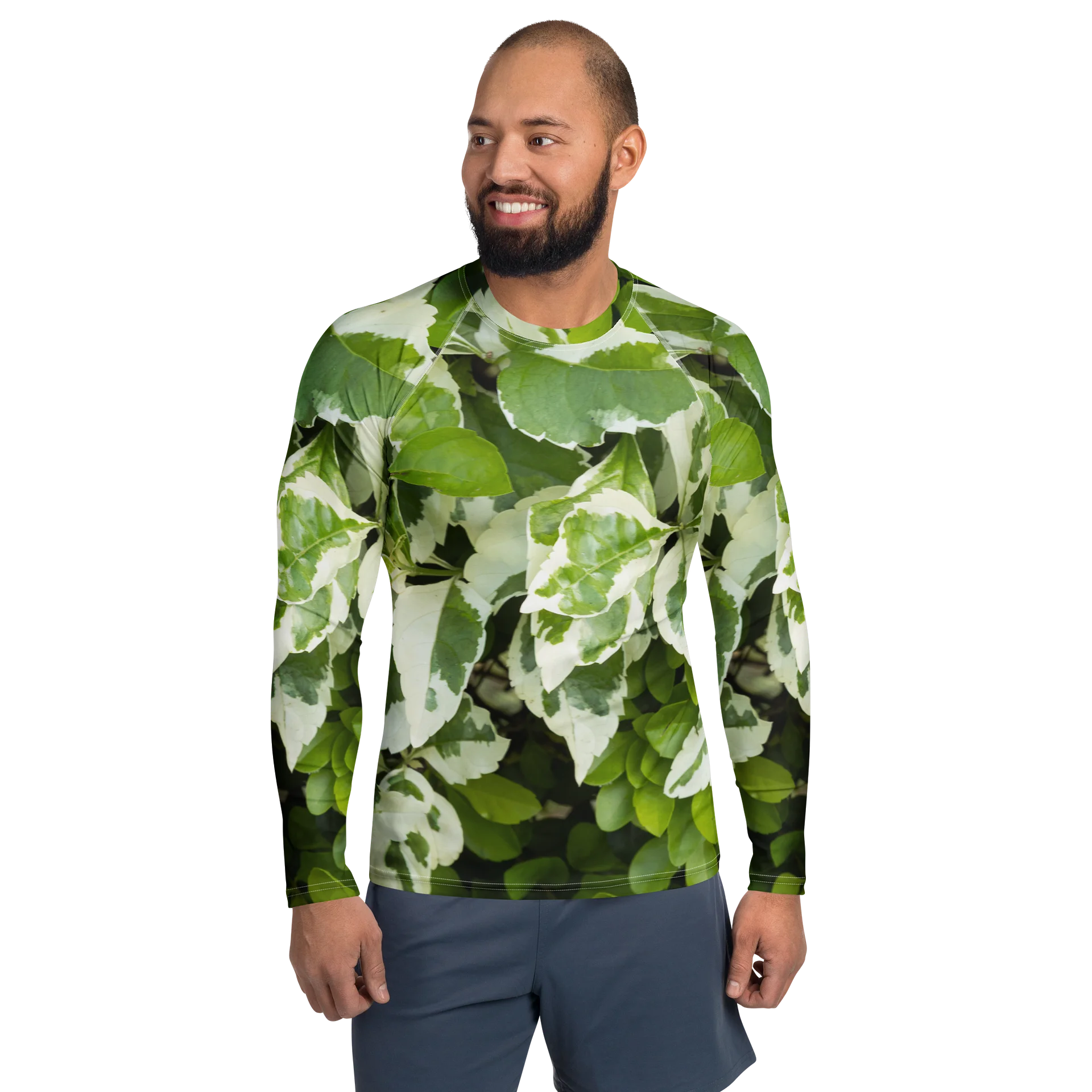 Moss & Parch All-Over Print Men's Rash Guard product image (1)