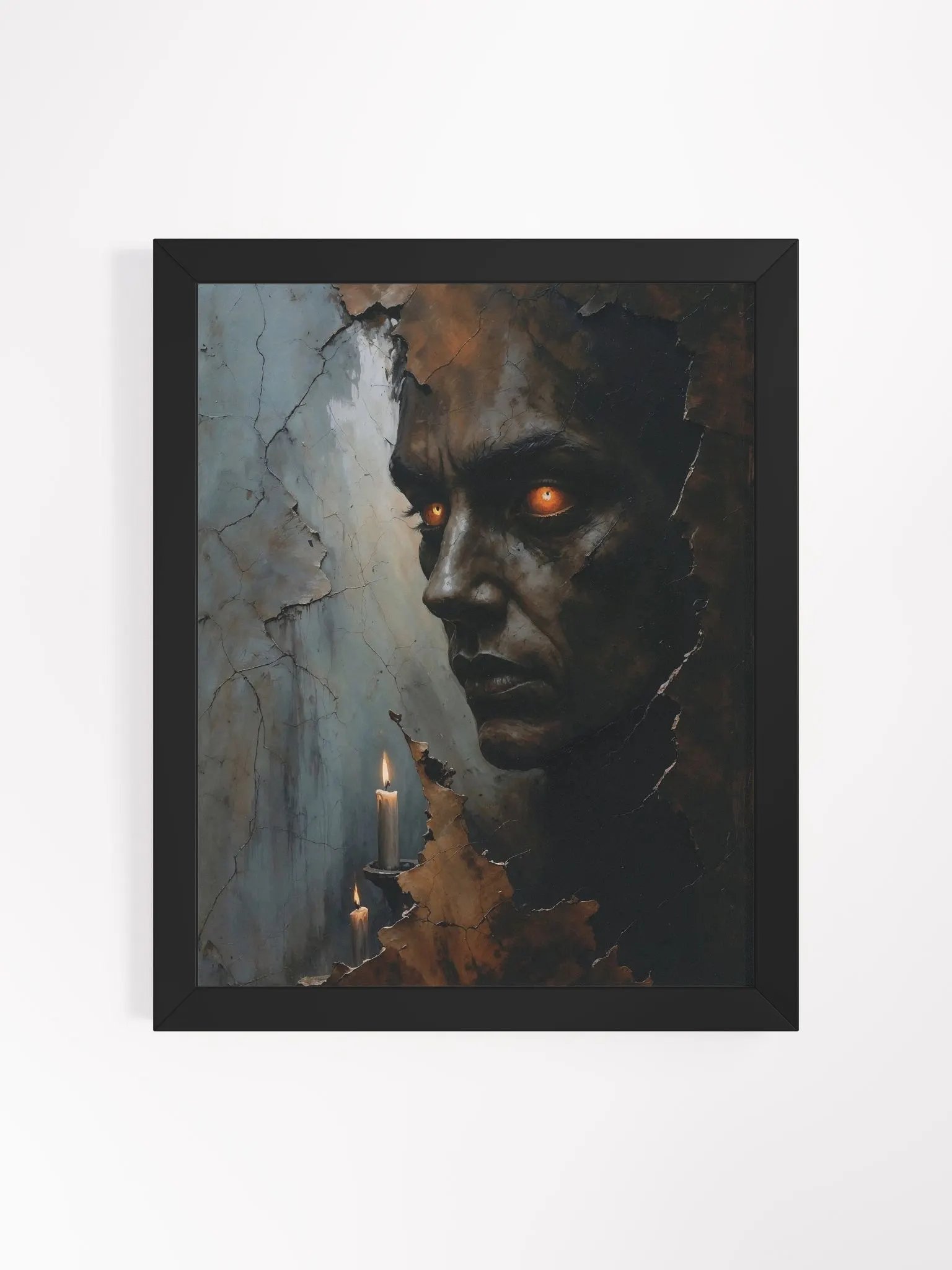 Intense Twilight Eyes Framed Print product image (3)