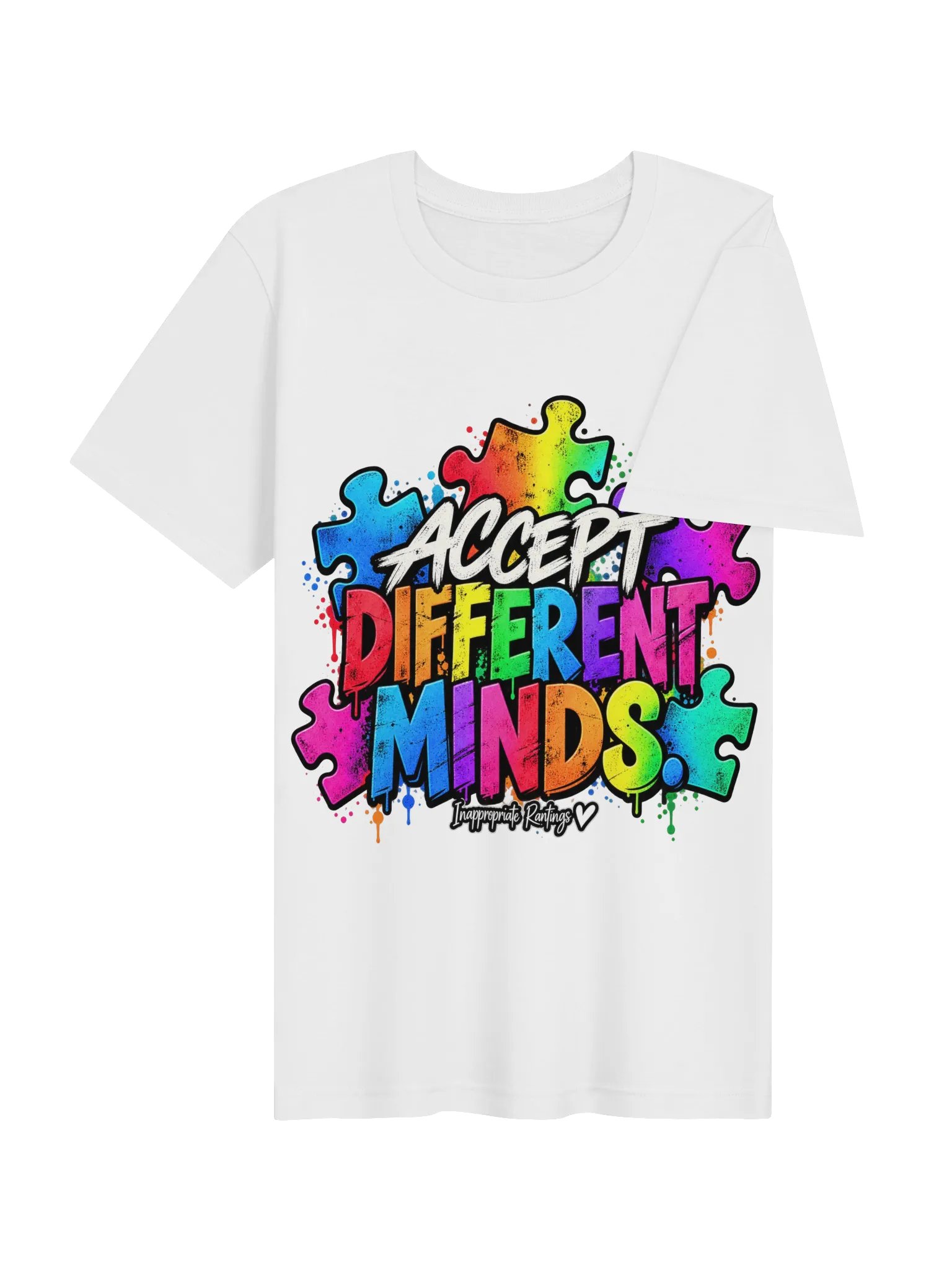 Accept Different Minds Autism Awareness Tee product image (3)