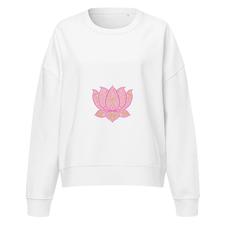 Lotus Bloom Organic Sweatshirt product image (1)