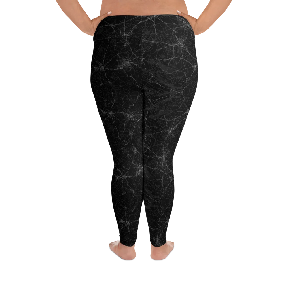 Carolina Map Plus Size Leggings product image (2)