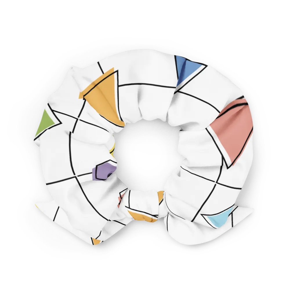 Eclectic Geometric All-Over Print Scrunchie product image (2)