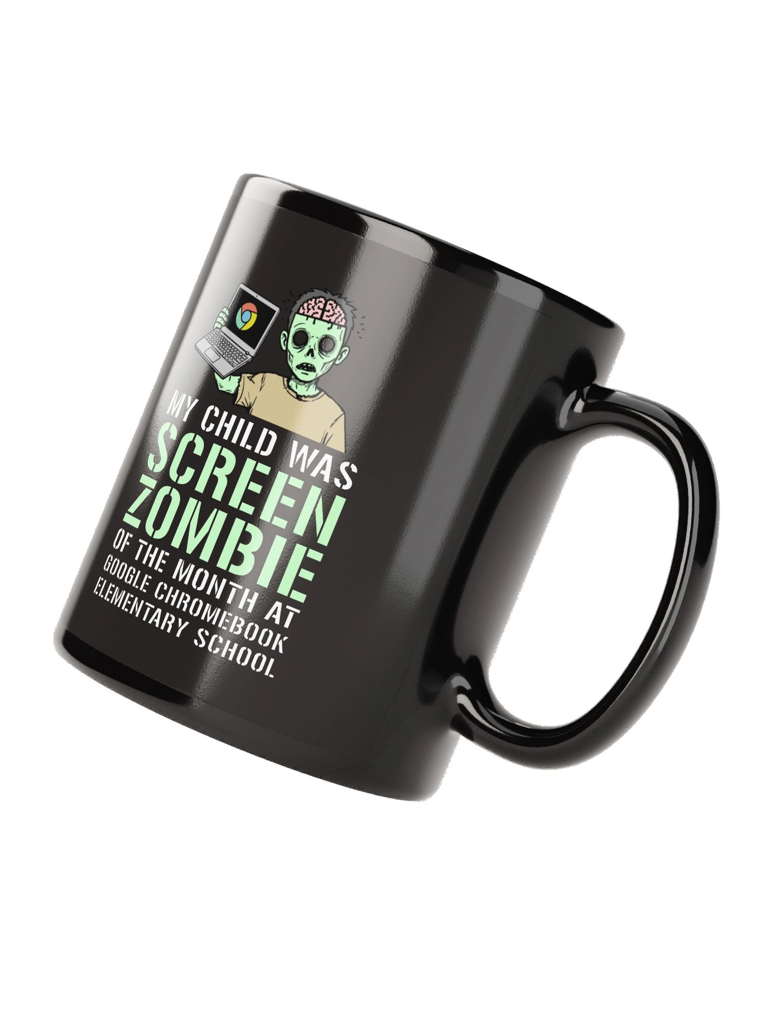 Chromebook Screen Zombie Black Mug product image (4)