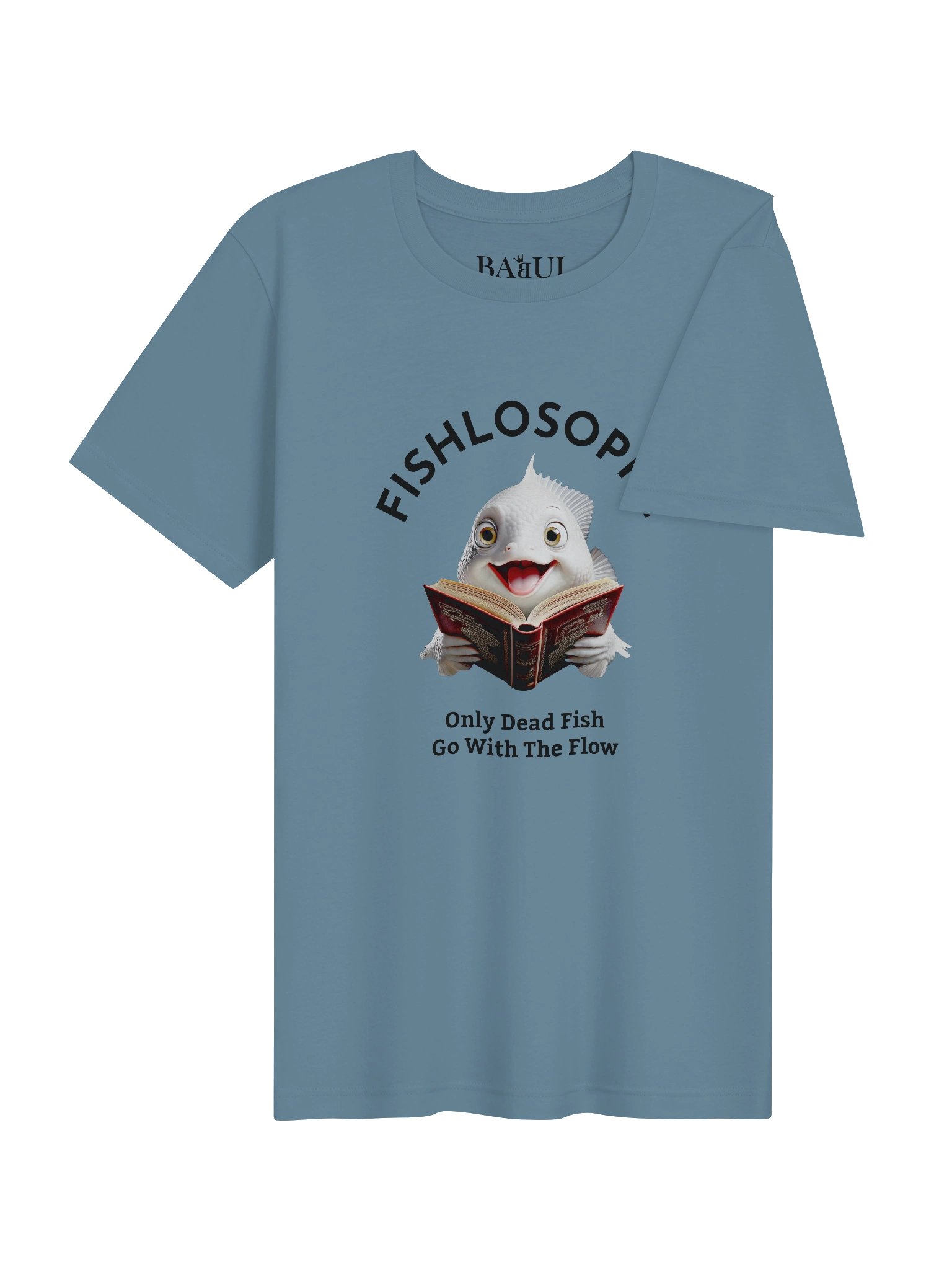 Fishlosophy Unisex T-Shirt - Ocean Vibes and Life's Questions Design - PEARLS OF WISDOM FROM THE FISH WORLD product image (4)
