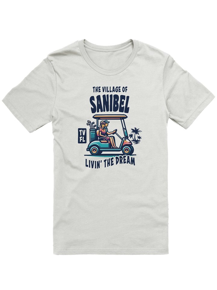 The Village of Sanibel TV FL Golf Cart Design T-Shirt product image (4)