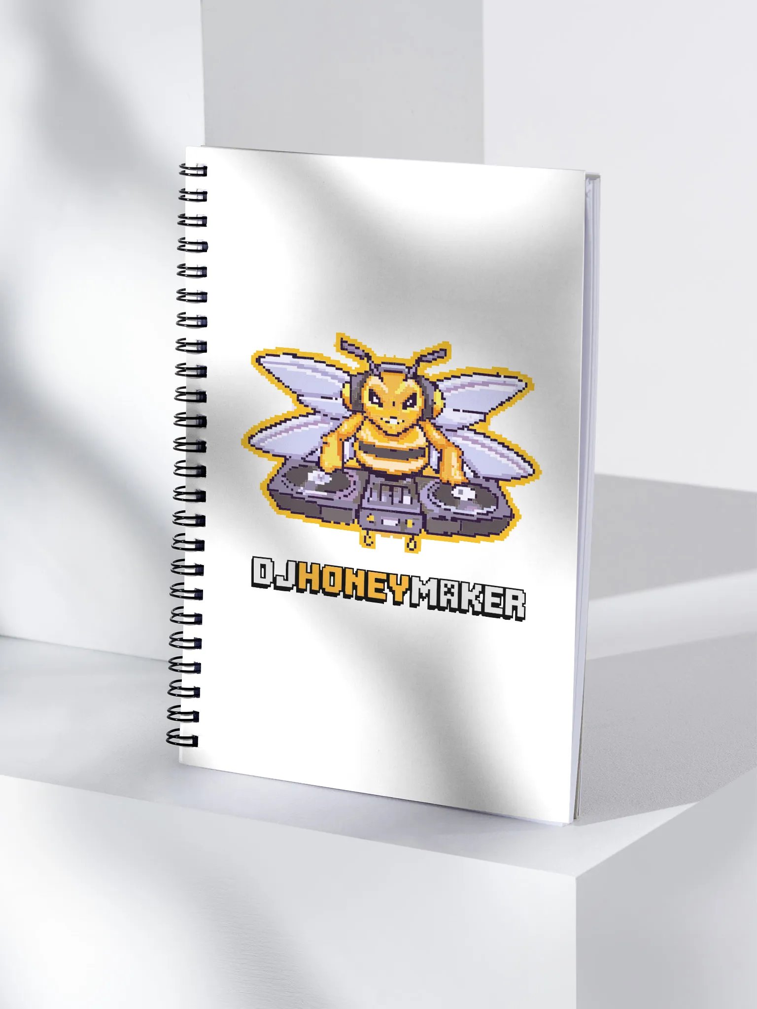 8 Bit Logo Spiral Notebook product image (4)