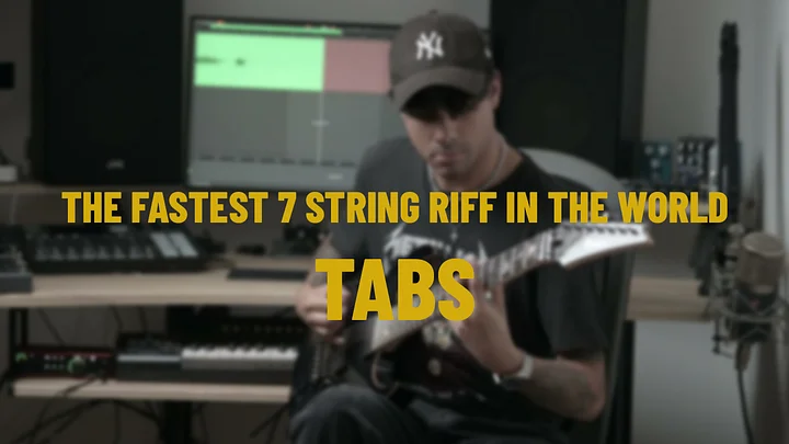 The fastest 7 string riff in the world product image (1)