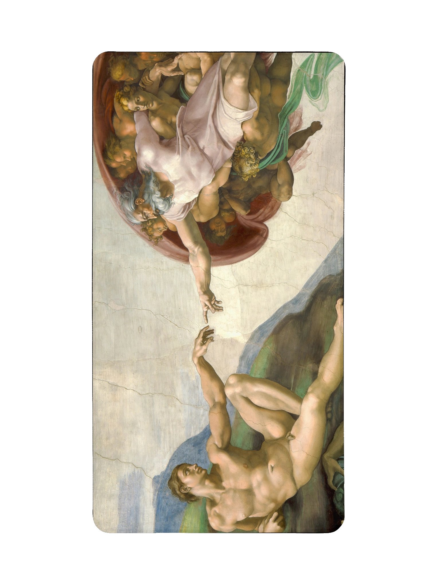 Michelangelo – The Creation of Adam – Desk Mat product image (2)