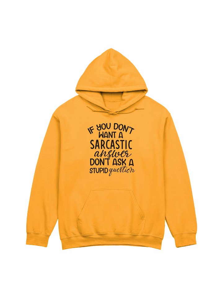Sarcastic Answers & Stupid Questions Hoodie product image (16)