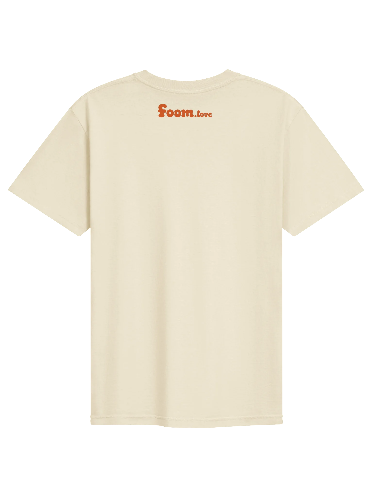 Foom Orange Bubble Wordmark Tee product image (2)