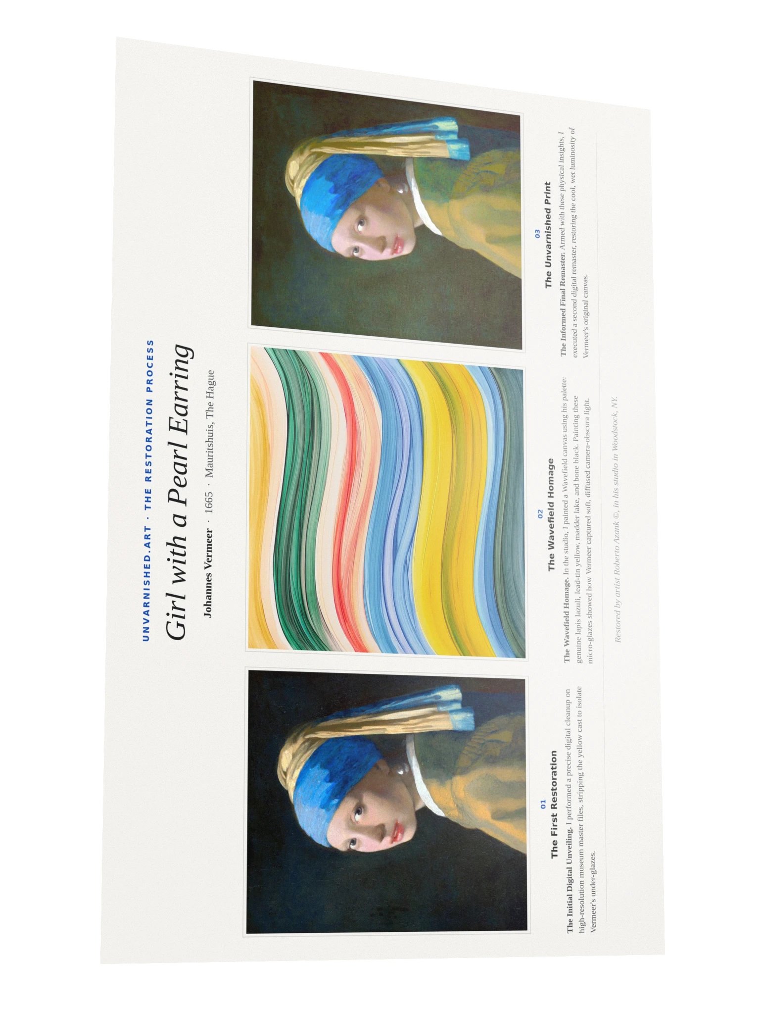 Girl with a Pearl Earring — Process Poster product image (3)