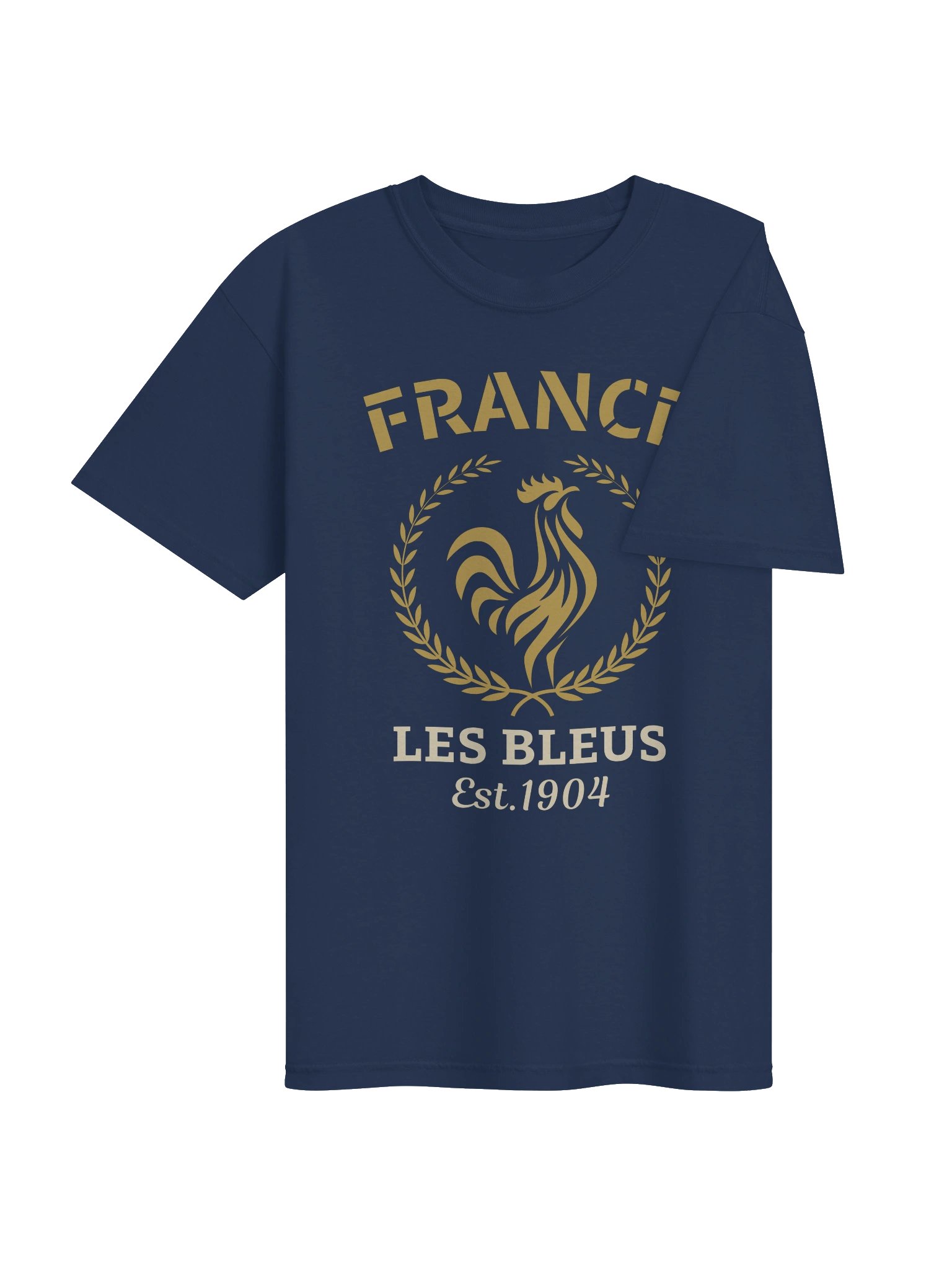 France Retro Gallic Rooster Tee product image (4)