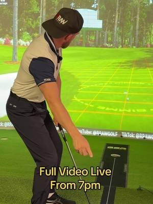 You know where to go! Full video live from 7pm tonight!  #golfsimulator #golfsim #simgolf #golf #diy 