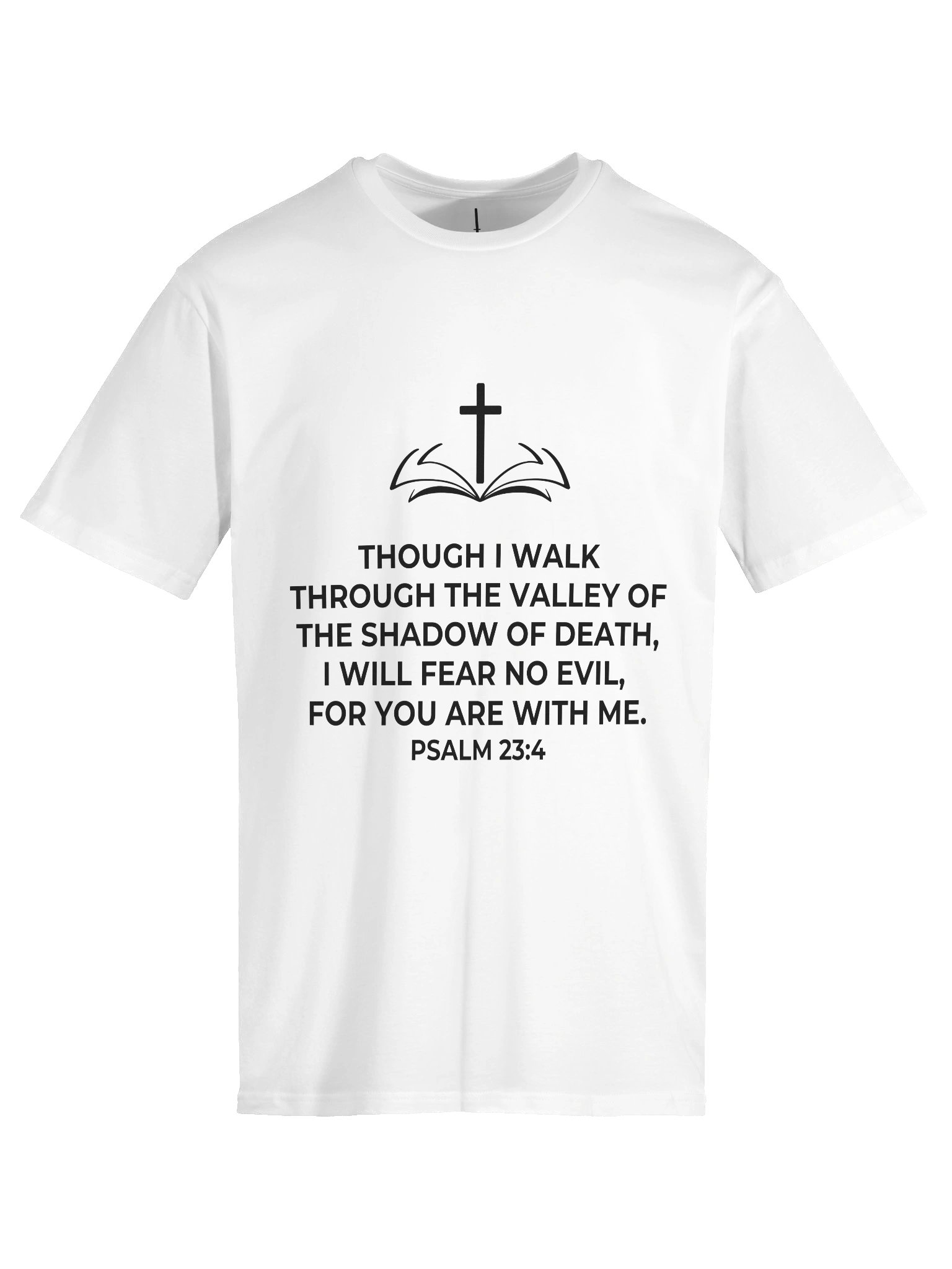 Psalm 23:4 Unisex Tee [Dark] product image (25)