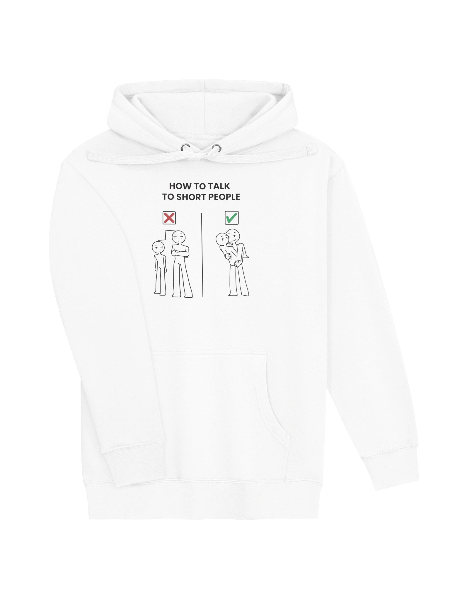 How To Talk To Short People Funny Graphic | Sarcastic Meme product image (3)
