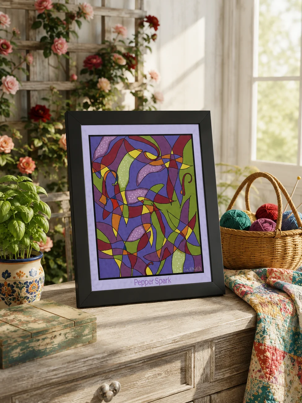 Pepper Spark – Framed Art Poster product image (1)