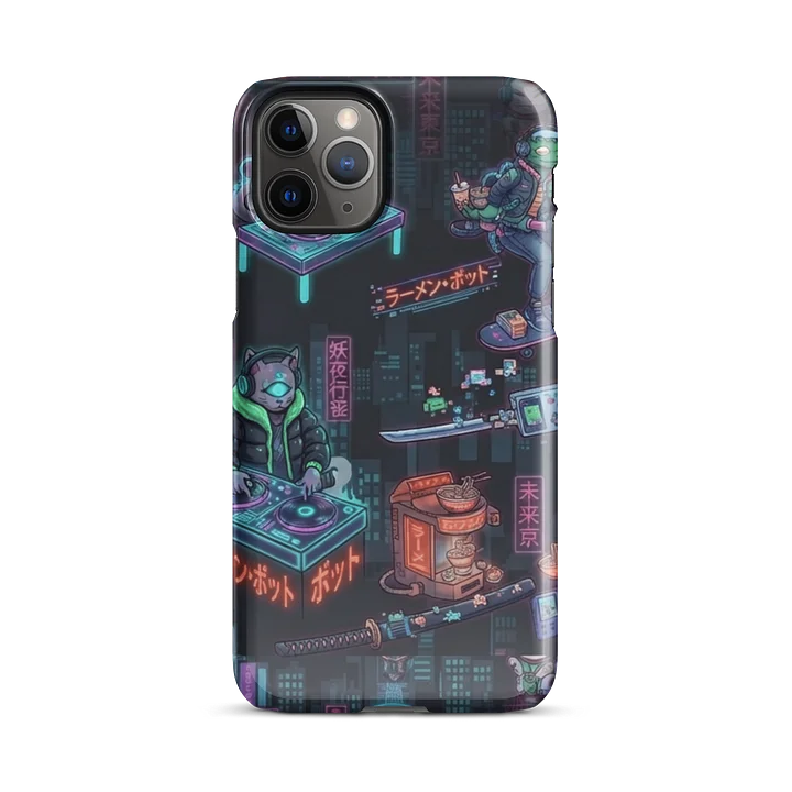Urban Yōkai Neon Cyberpunk Premium iPhone Case product image (29)